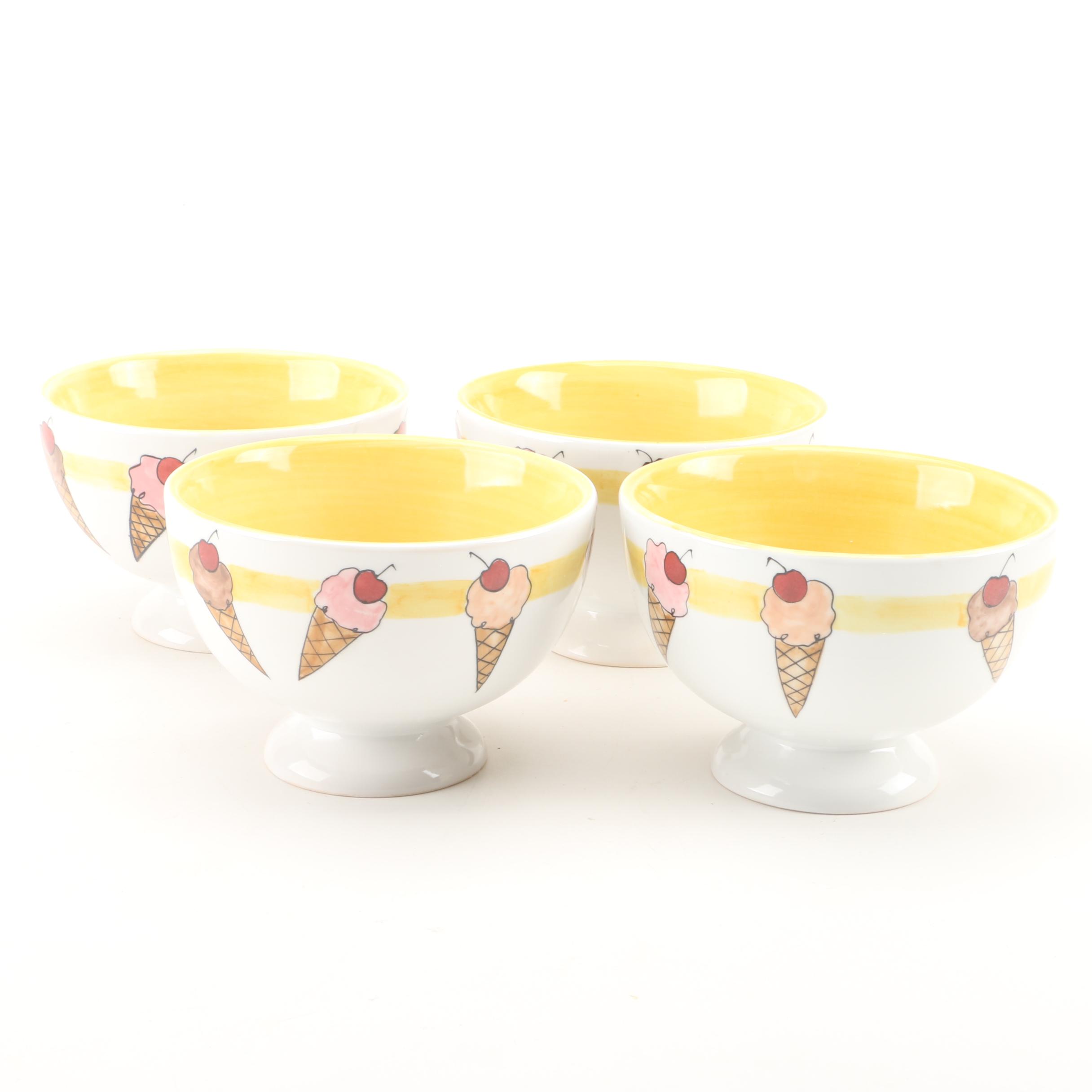 Pottery Barn "Ice Cream" Bowls