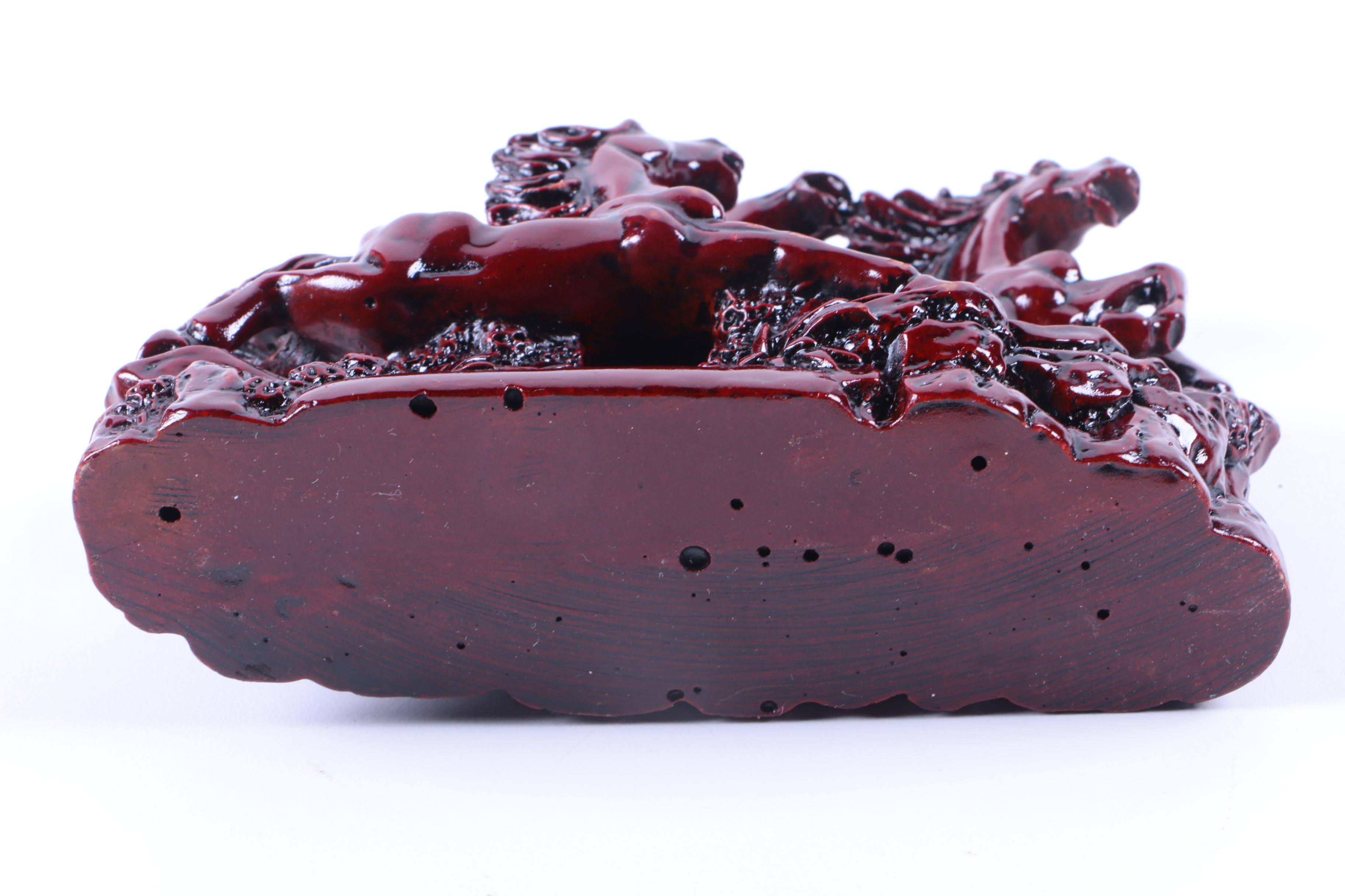 Red Asian Inspired Figurines