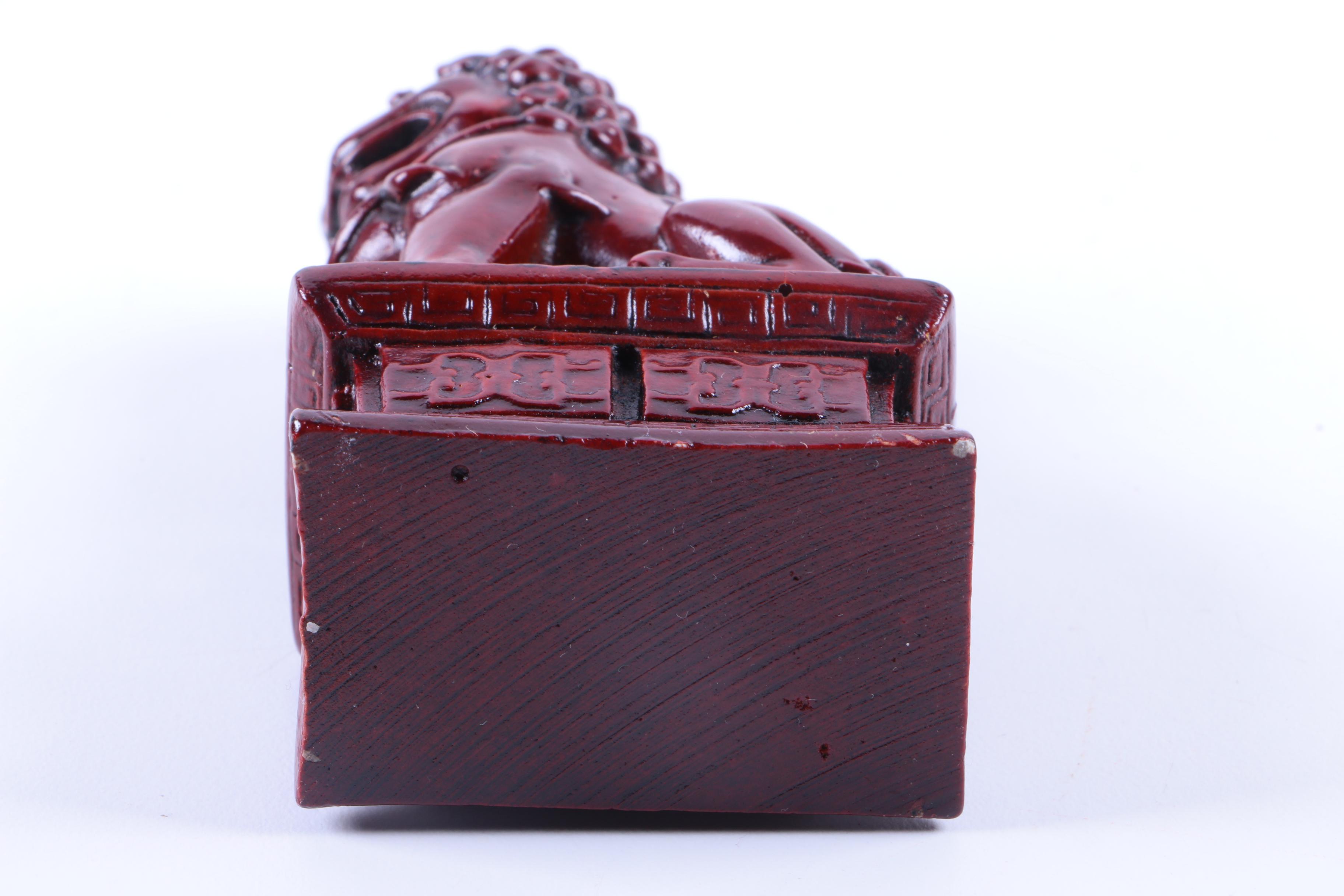 Red Asian Inspired Figurines