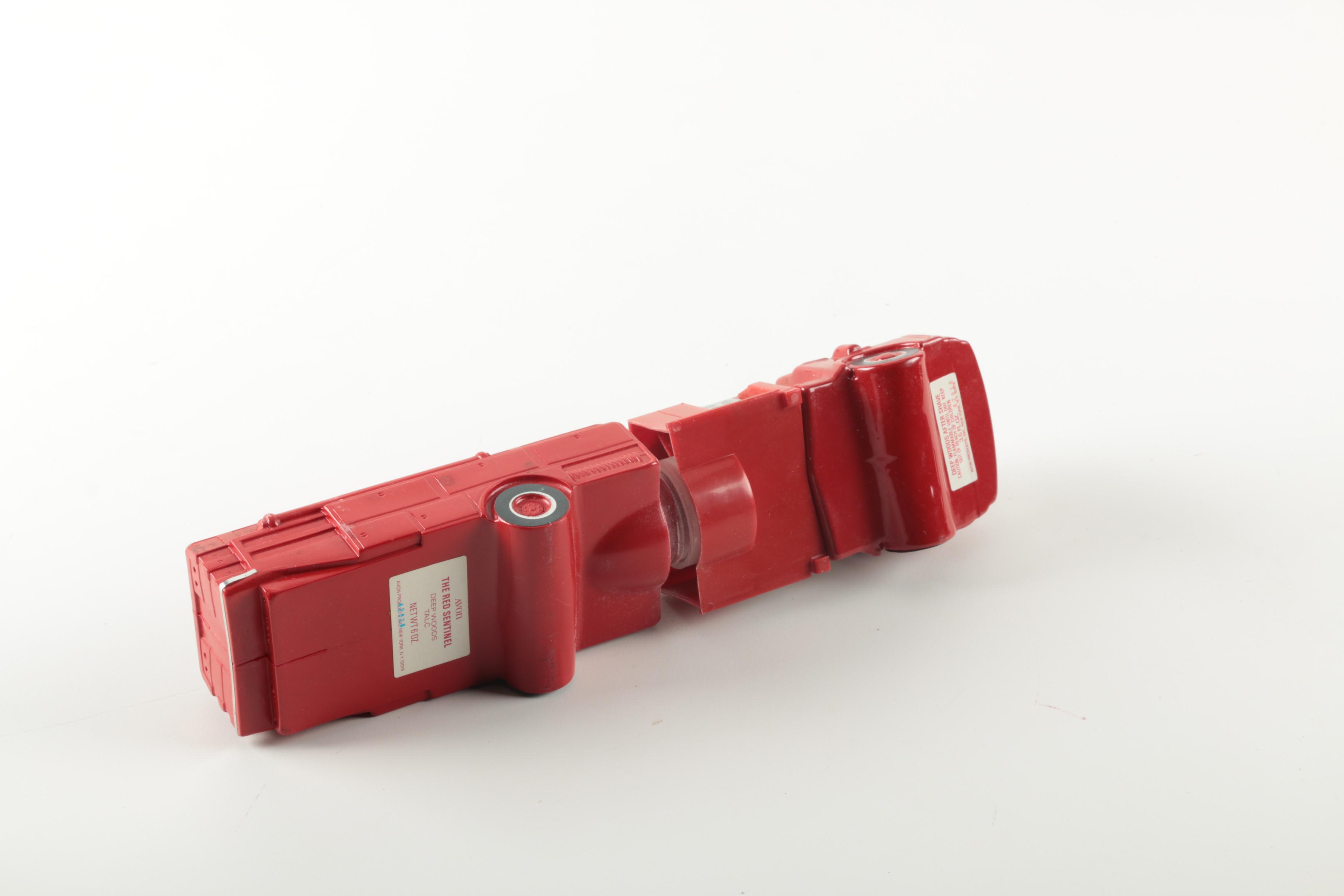 Vintage Avon "The Red Sentinel" Aftershave Bottle