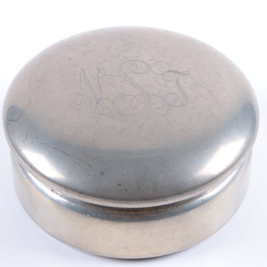 Empire Pewter Trinket Box