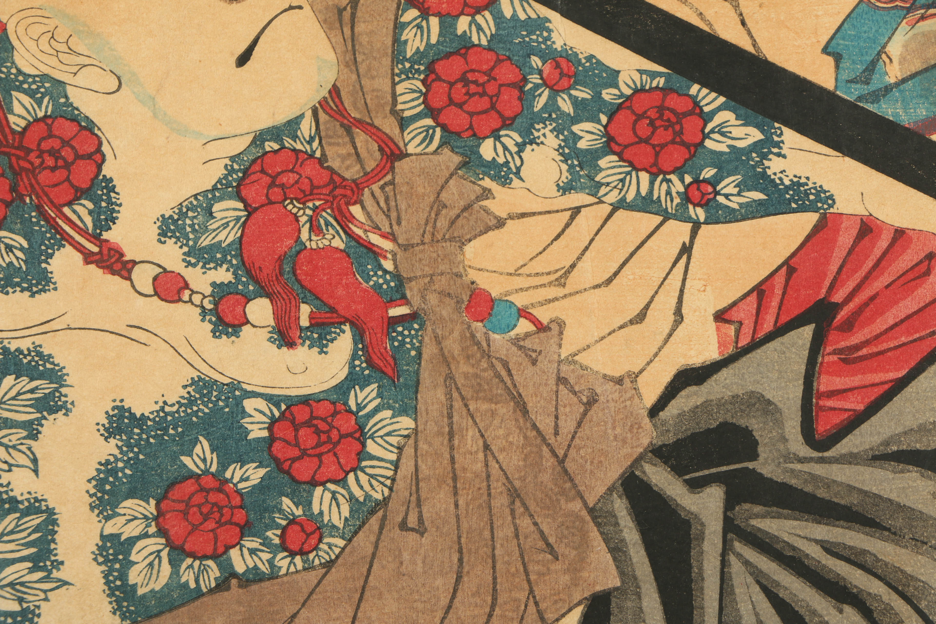 Utagawa Kunimasa V Woodblock Print "Selections from 'The Water Margin'"