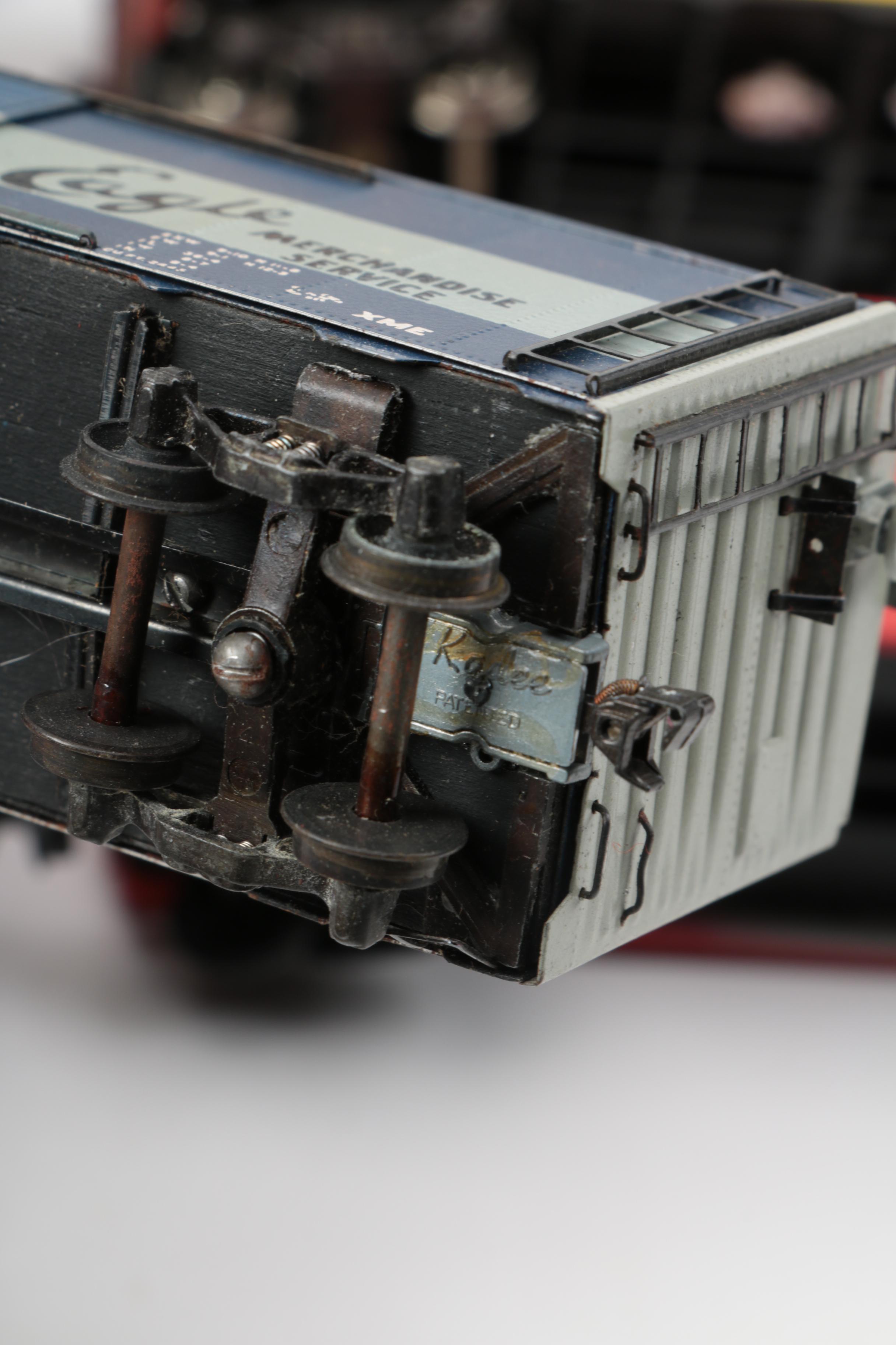 HO Scale Freight Cars and Bachmann Union Pacific Diesel Engine