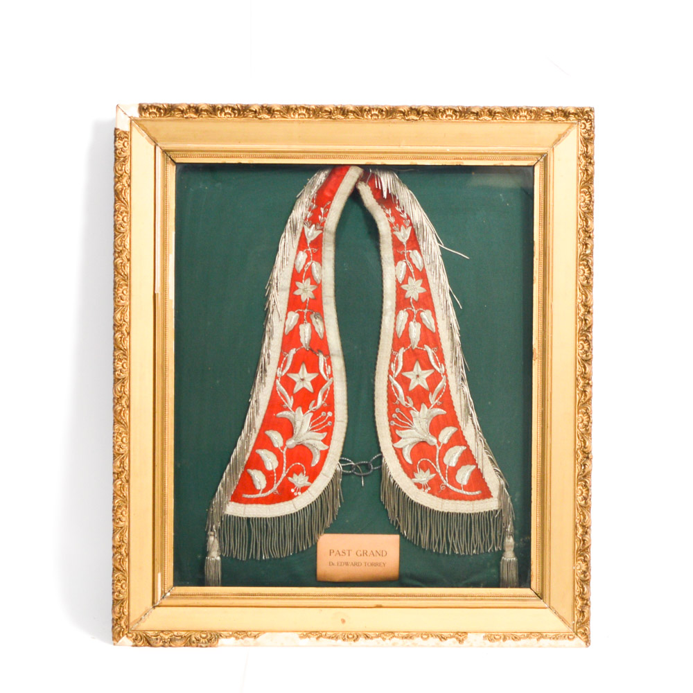 Antique Odd Fellows Fraternal Collar