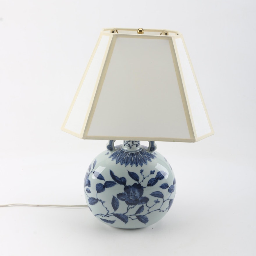 Asian Inspired Ceramic Table Lamp