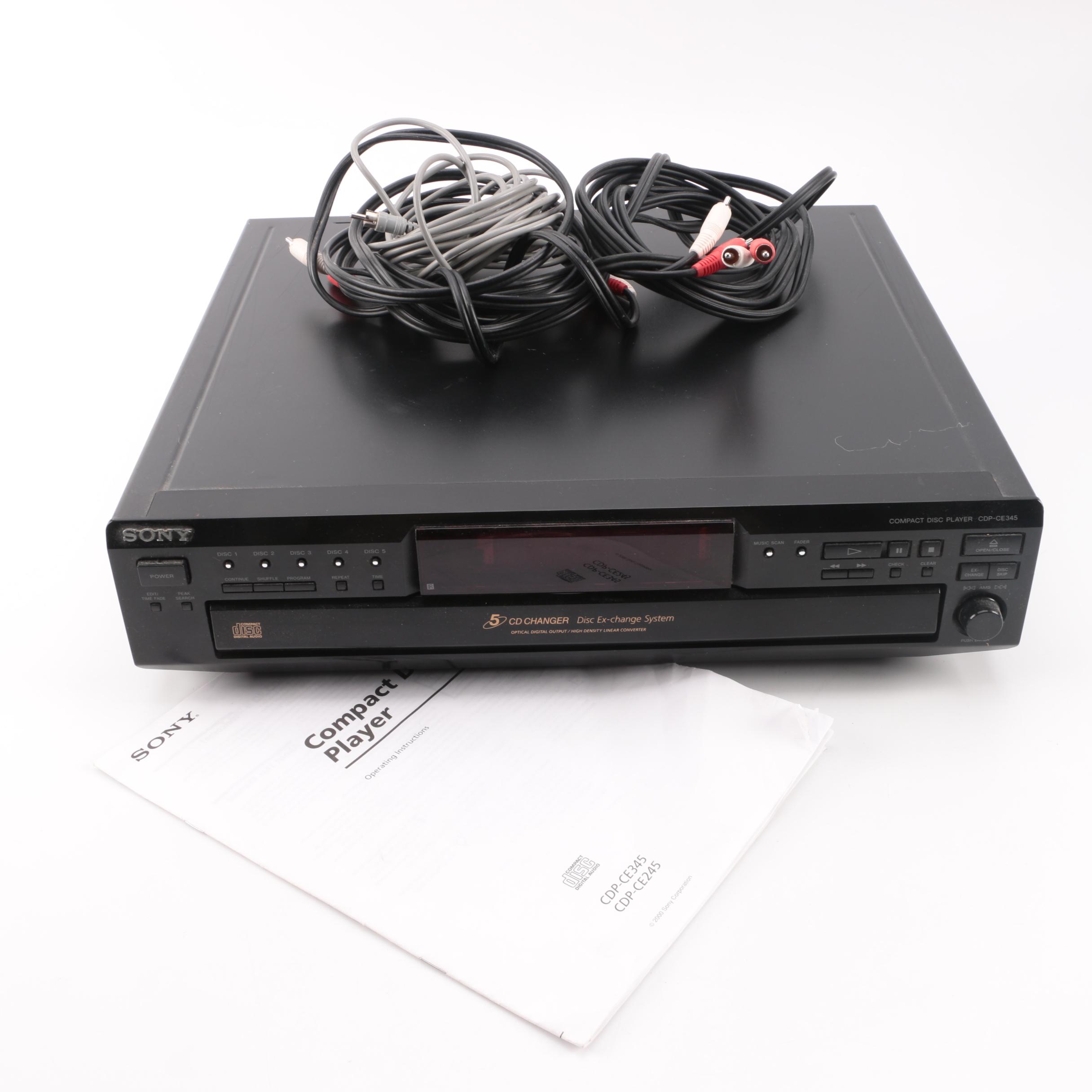 Sony CDP-CE345 Compact Disc Player