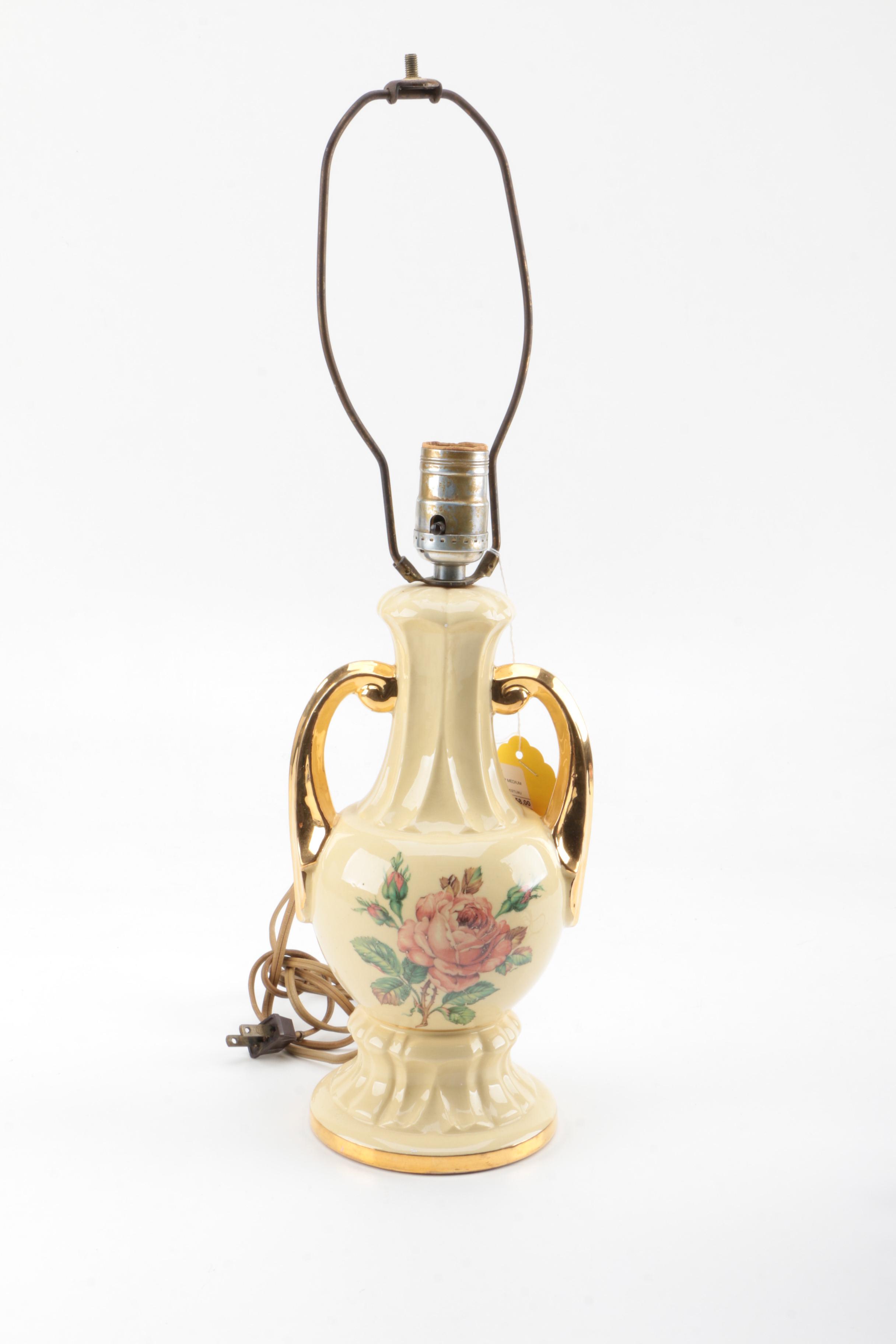 PRIORITY-Ceramic and Wooden Table Lamps