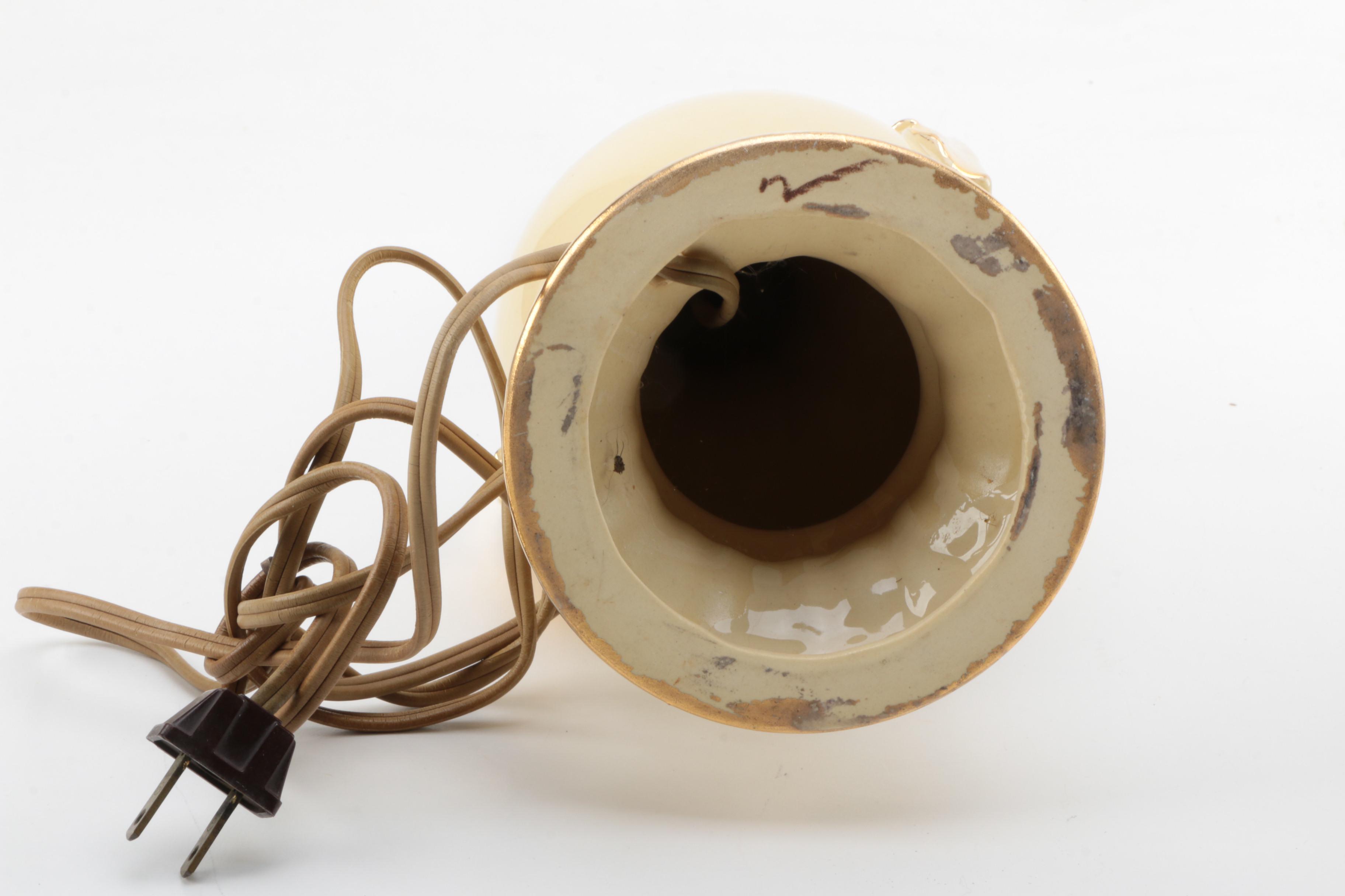 PRIORITY-Ceramic and Wooden Table Lamps