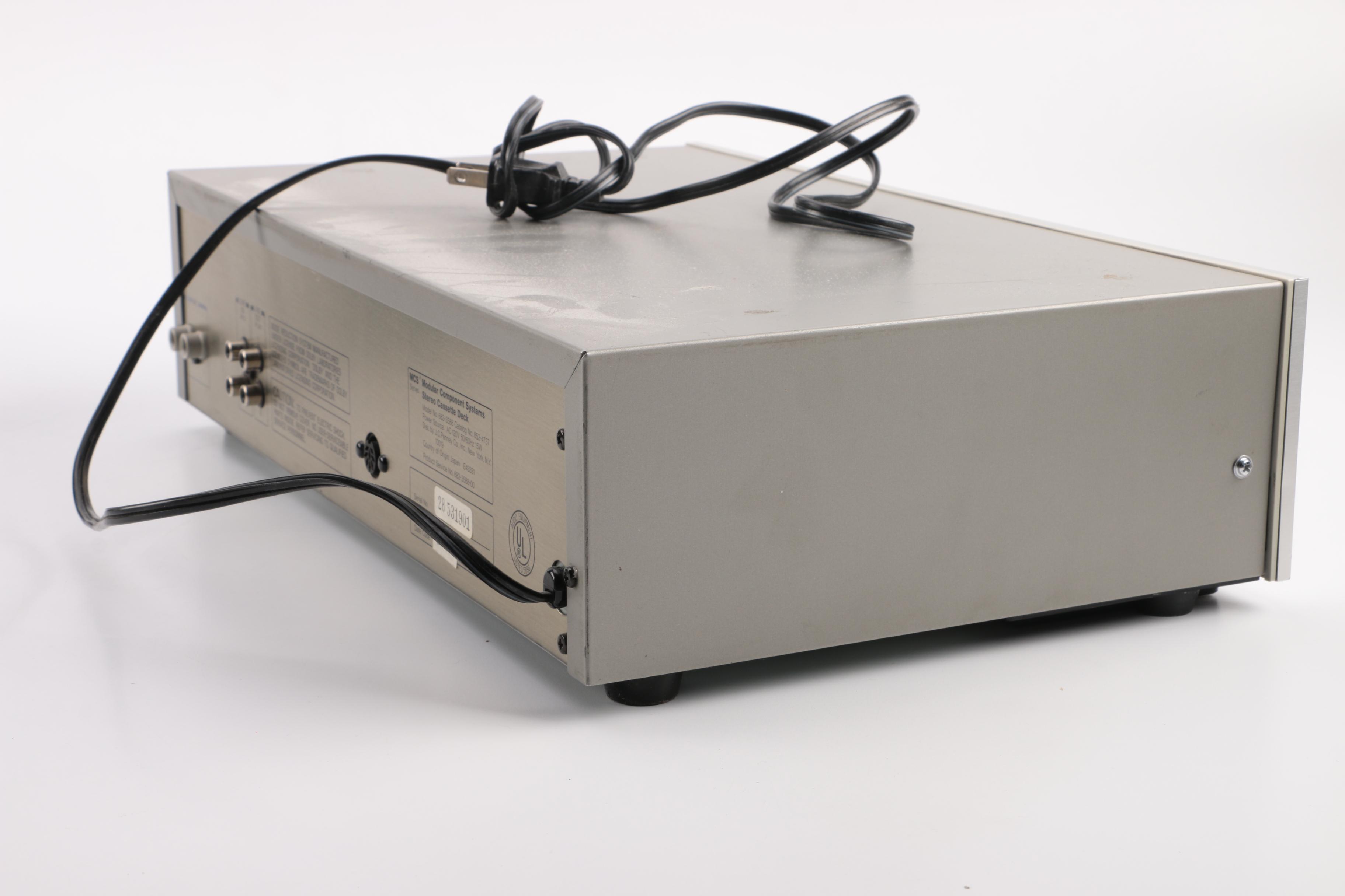 MSC Series 2250 Stereo Integrated Amplifier and 3588 Automatic Reverse Cassette Deck