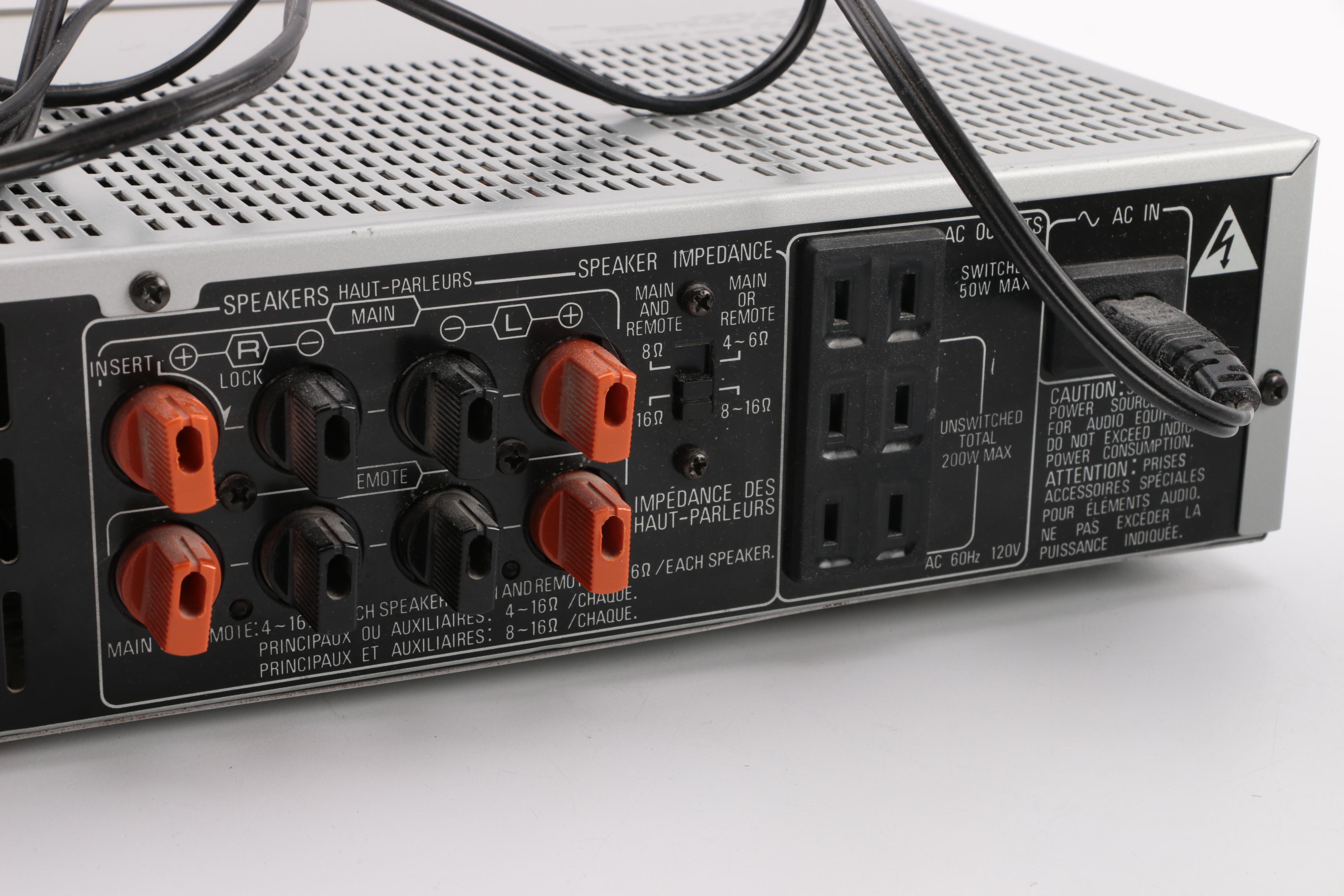 MSC Series 2250 Stereo Integrated Amplifier and 3588 Automatic Reverse Cassette Deck