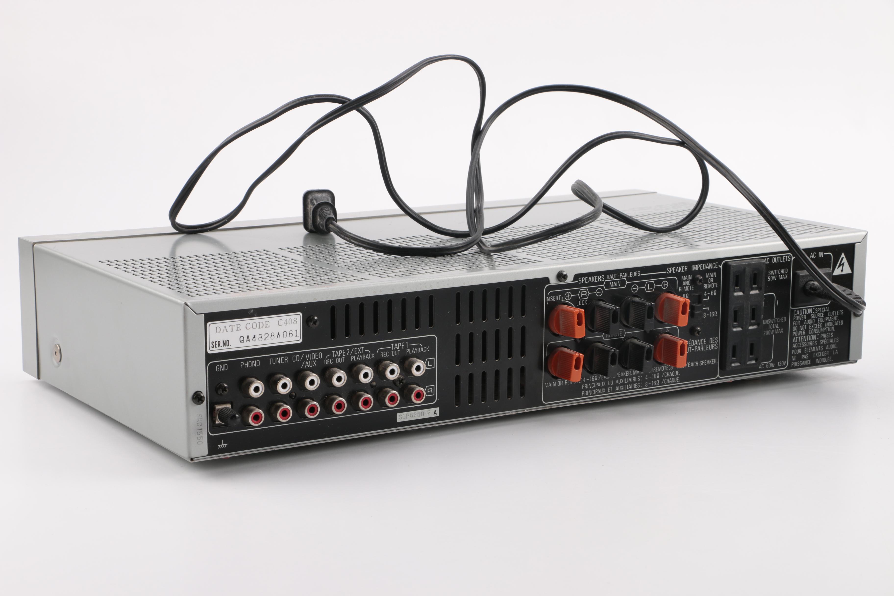 MSC Series 2250 Stereo Integrated Amplifier and 3588 Automatic Reverse Cassette Deck