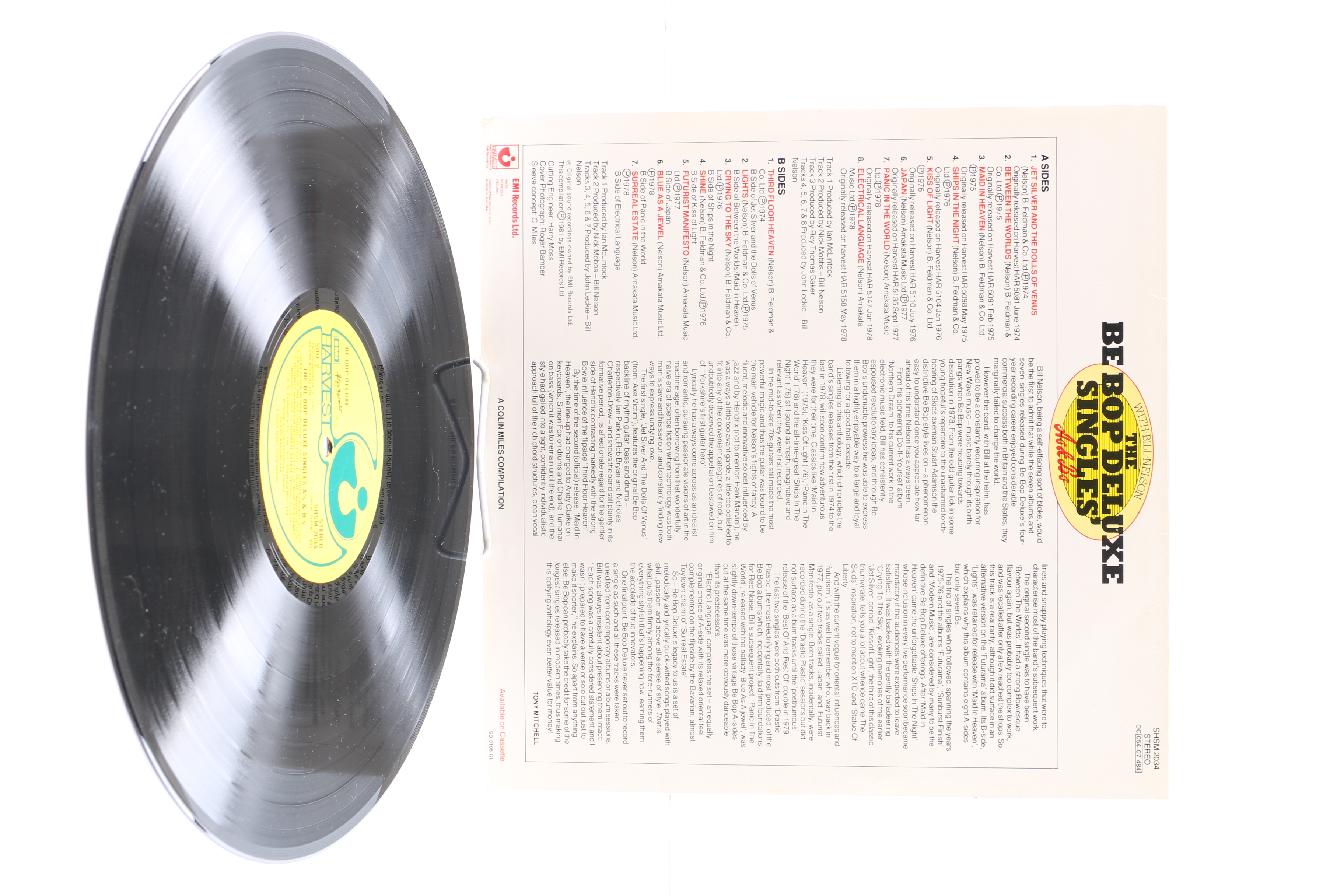 Be Bop Deluxe LPs Including "Modern Music" & "Drastic Plastic"