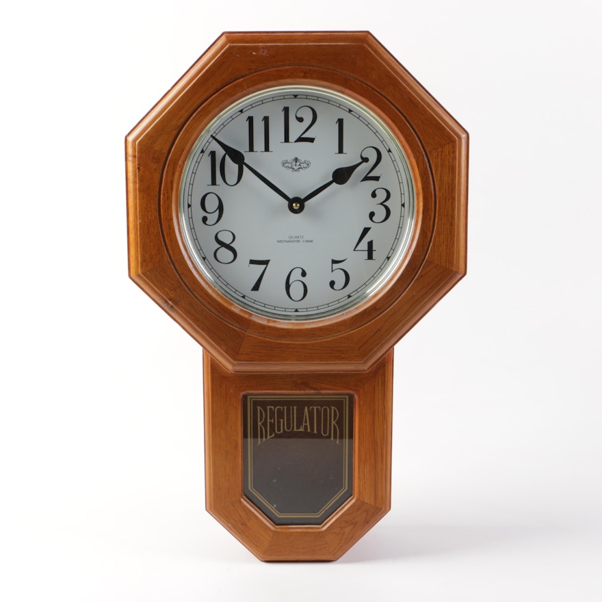 Westminster Regulator Chime Wall Clock