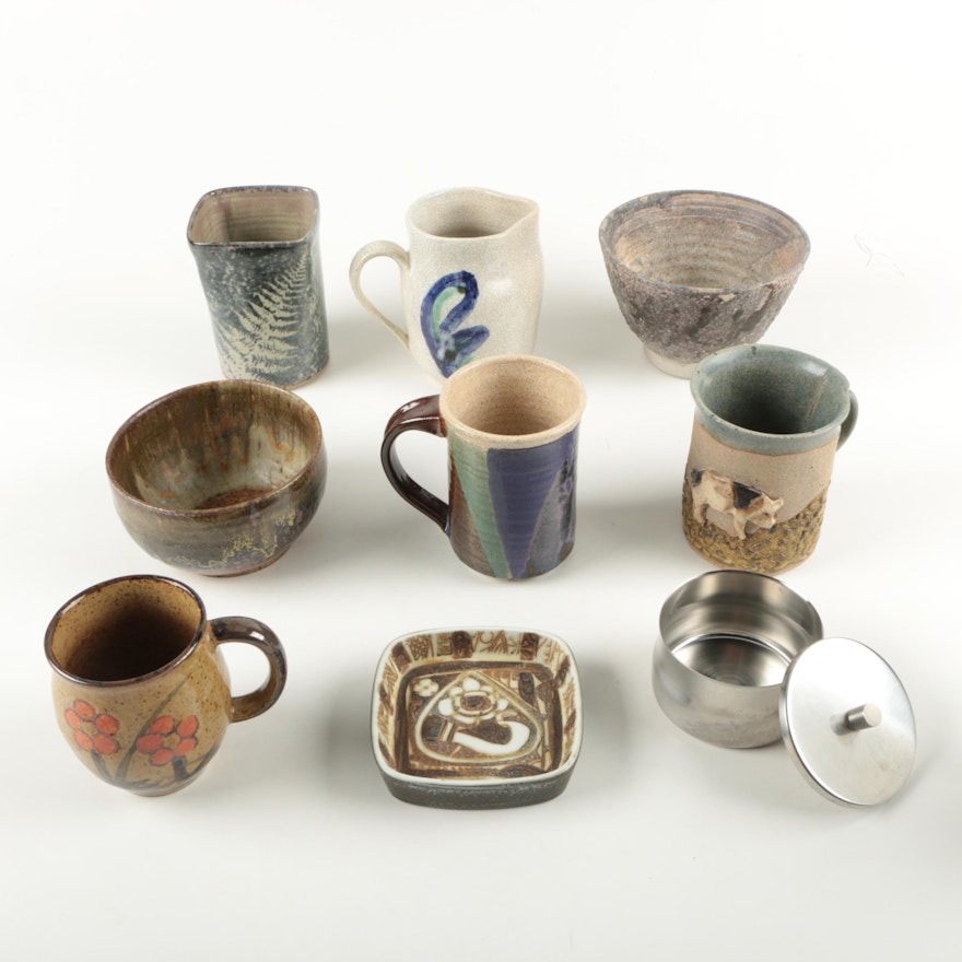 Ceramic and Stoneware Mugs and Dishes