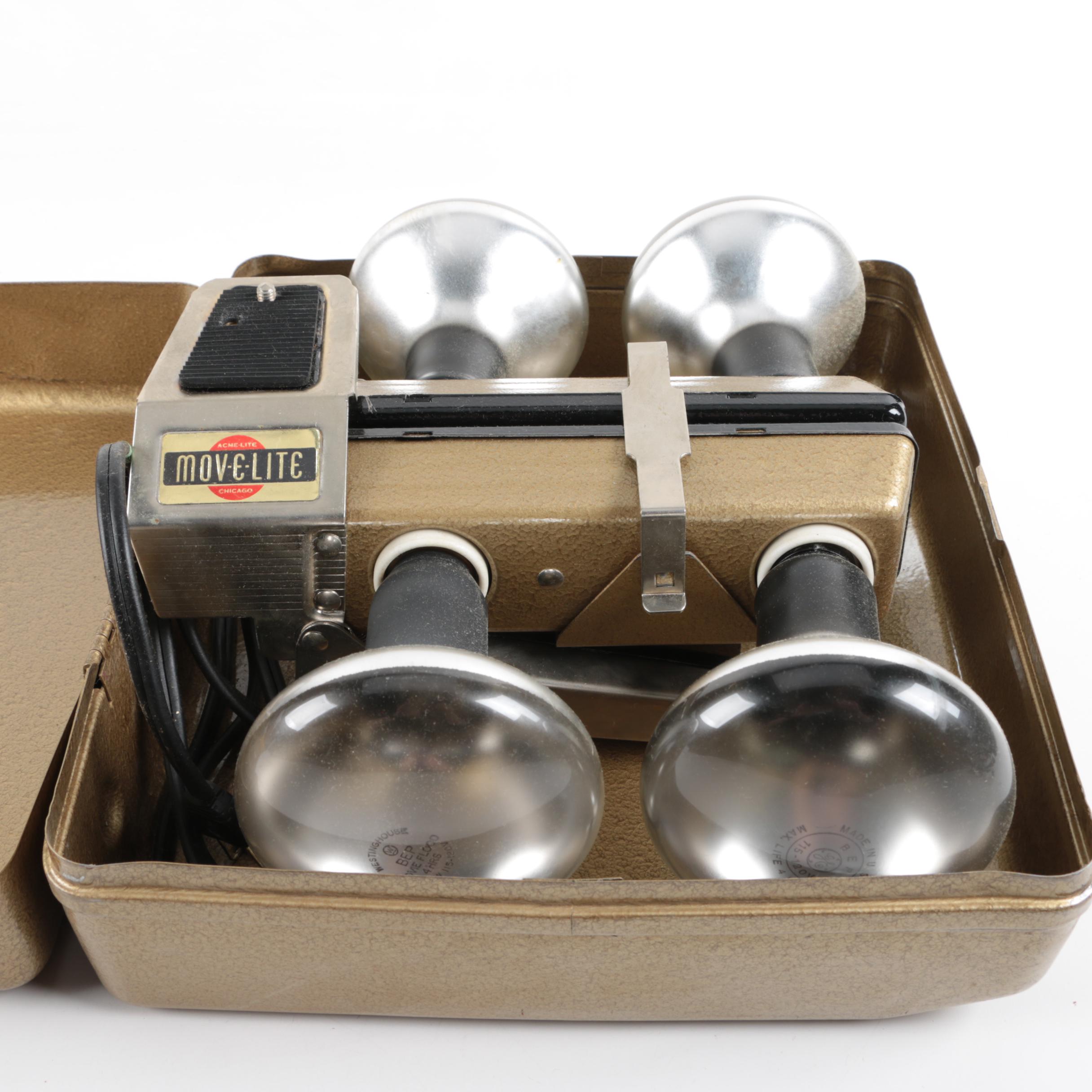 Brownie Movie Camera with Mov-E-Lite Bulbs