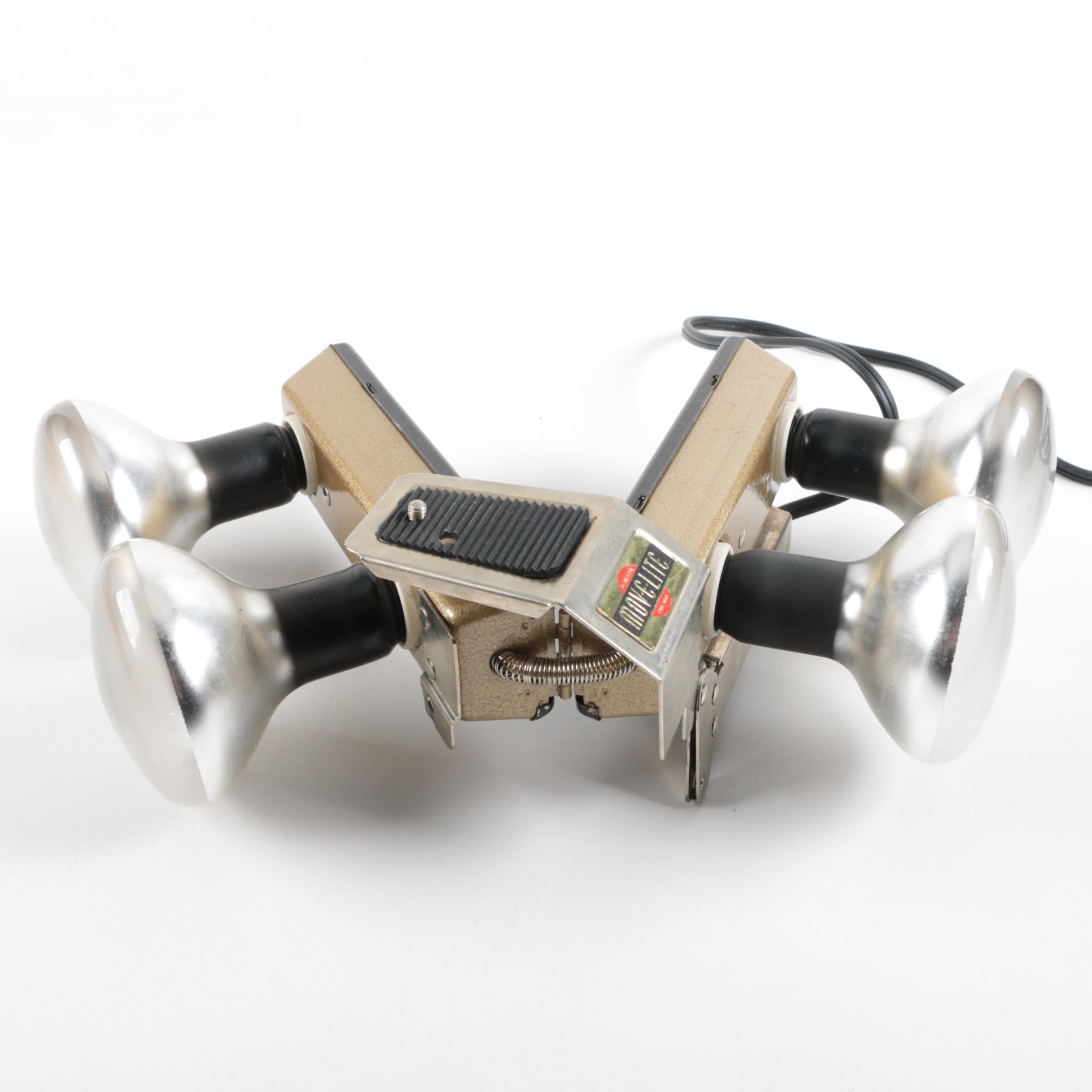 Brownie Movie Camera with Mov-E-Lite Bulbs