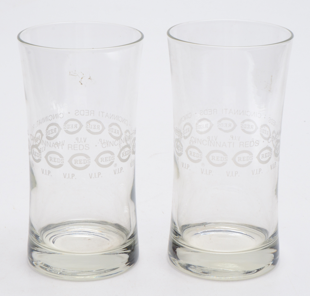 Baseball and Football Souvenir Drinking Glasses