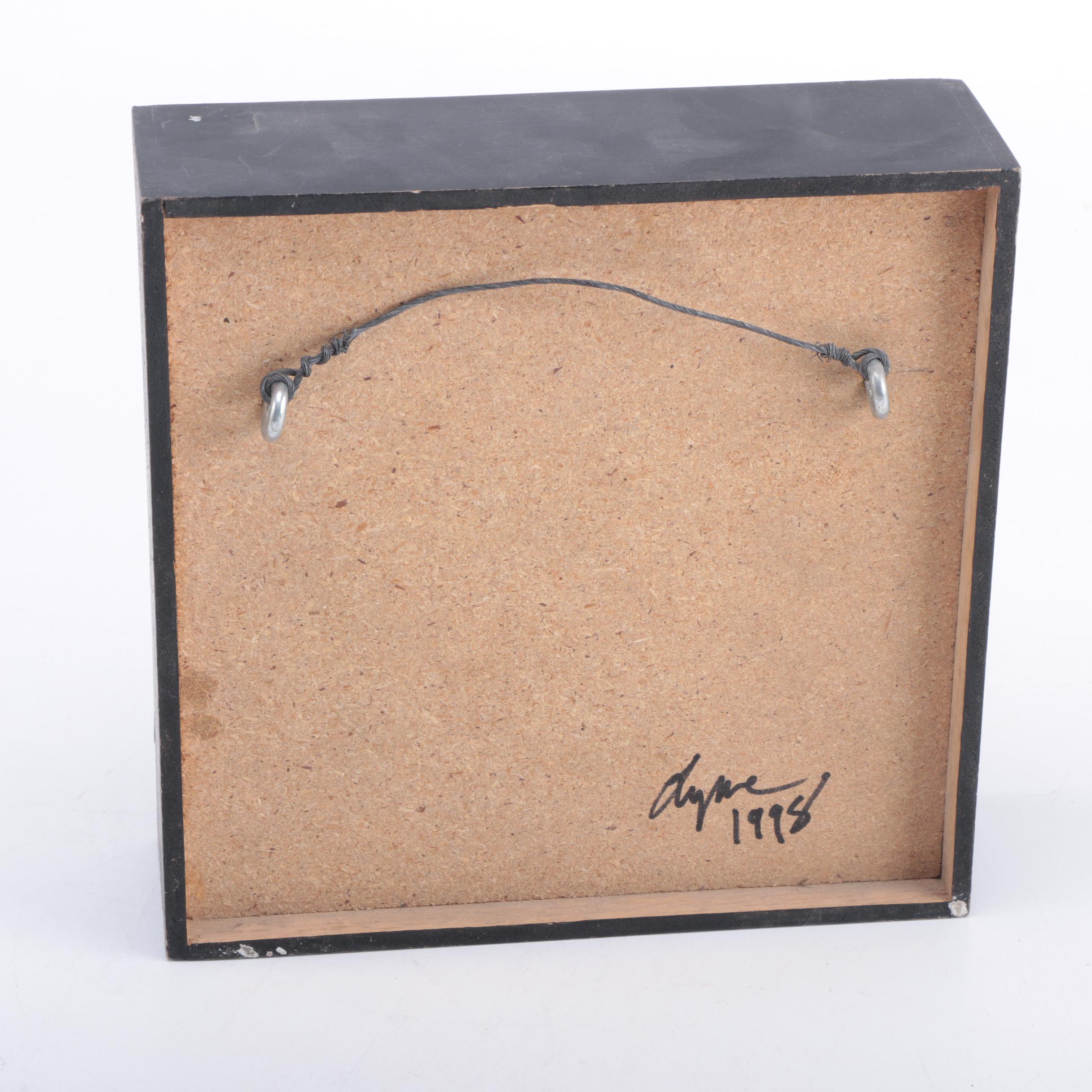 Signed Lynne Feinberg Decorative Tile Wall Hangings