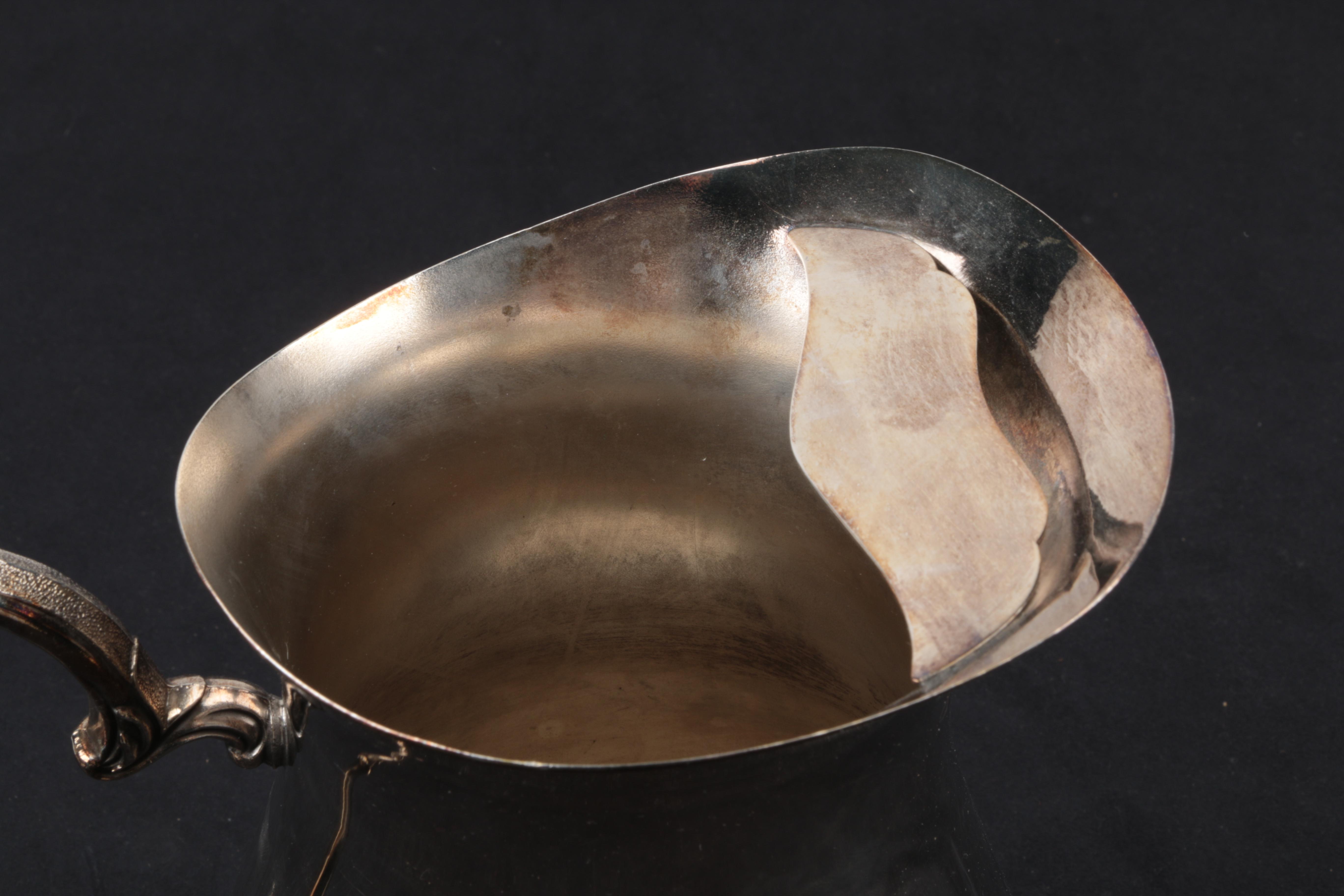 Wm. Rogers Silver Plate Footed Water Pitcher with Set of Goblets