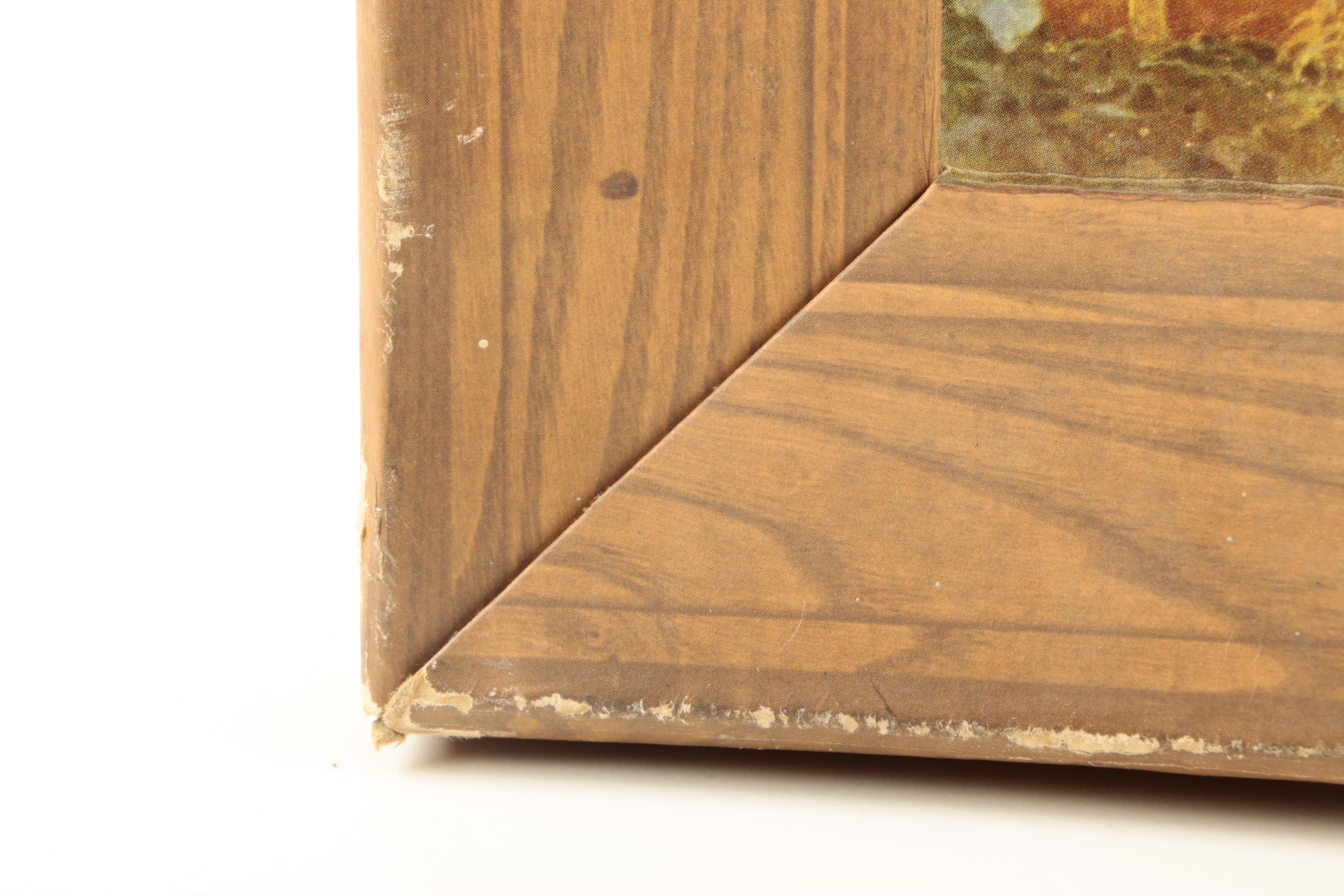 1952 Budweiser Reproduction Otto Becker's "Custer's Last Fight" Framed Painting