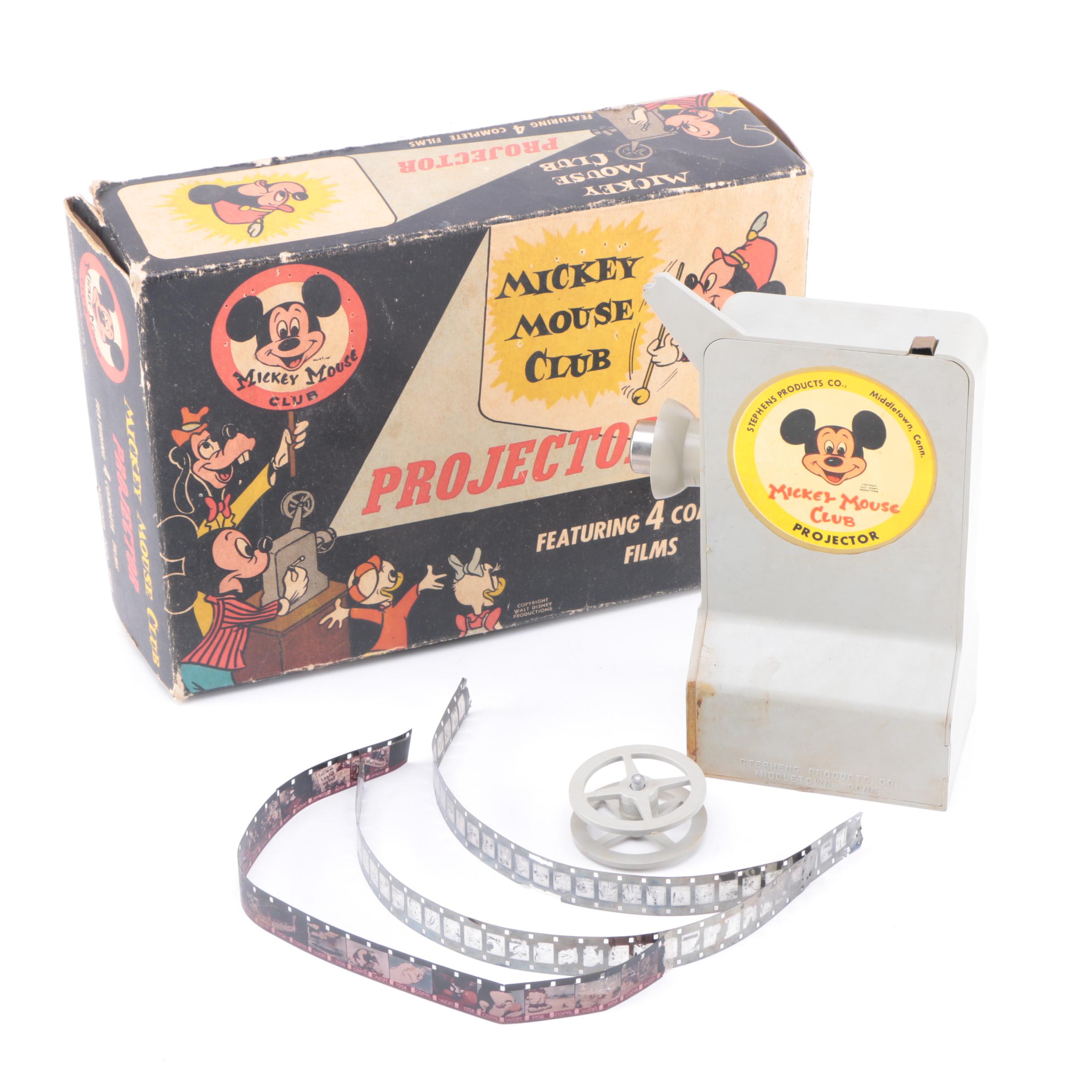 Vintage Mickey Mouse Club Projector