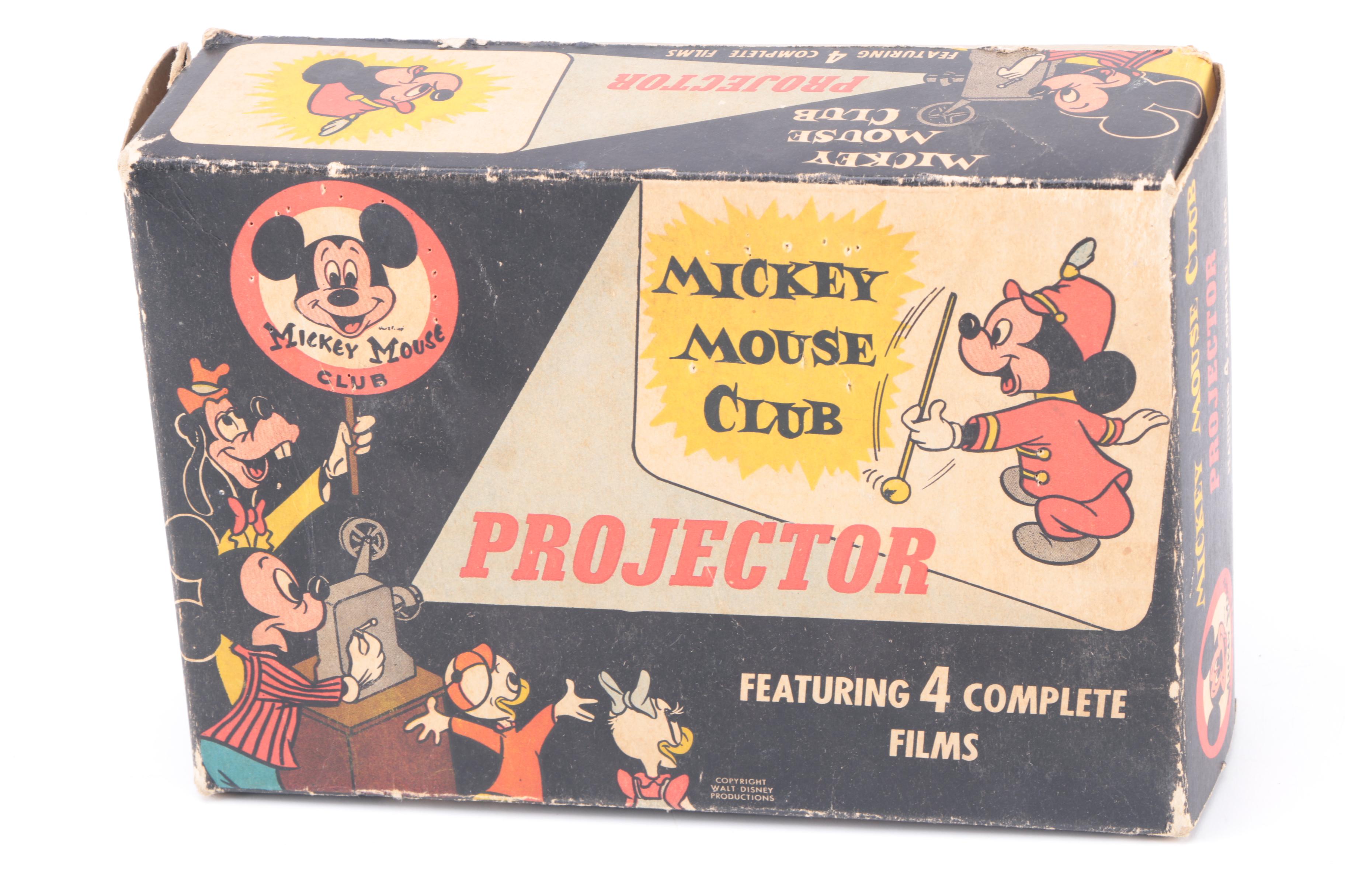 Vintage Mickey Mouse Club Projector