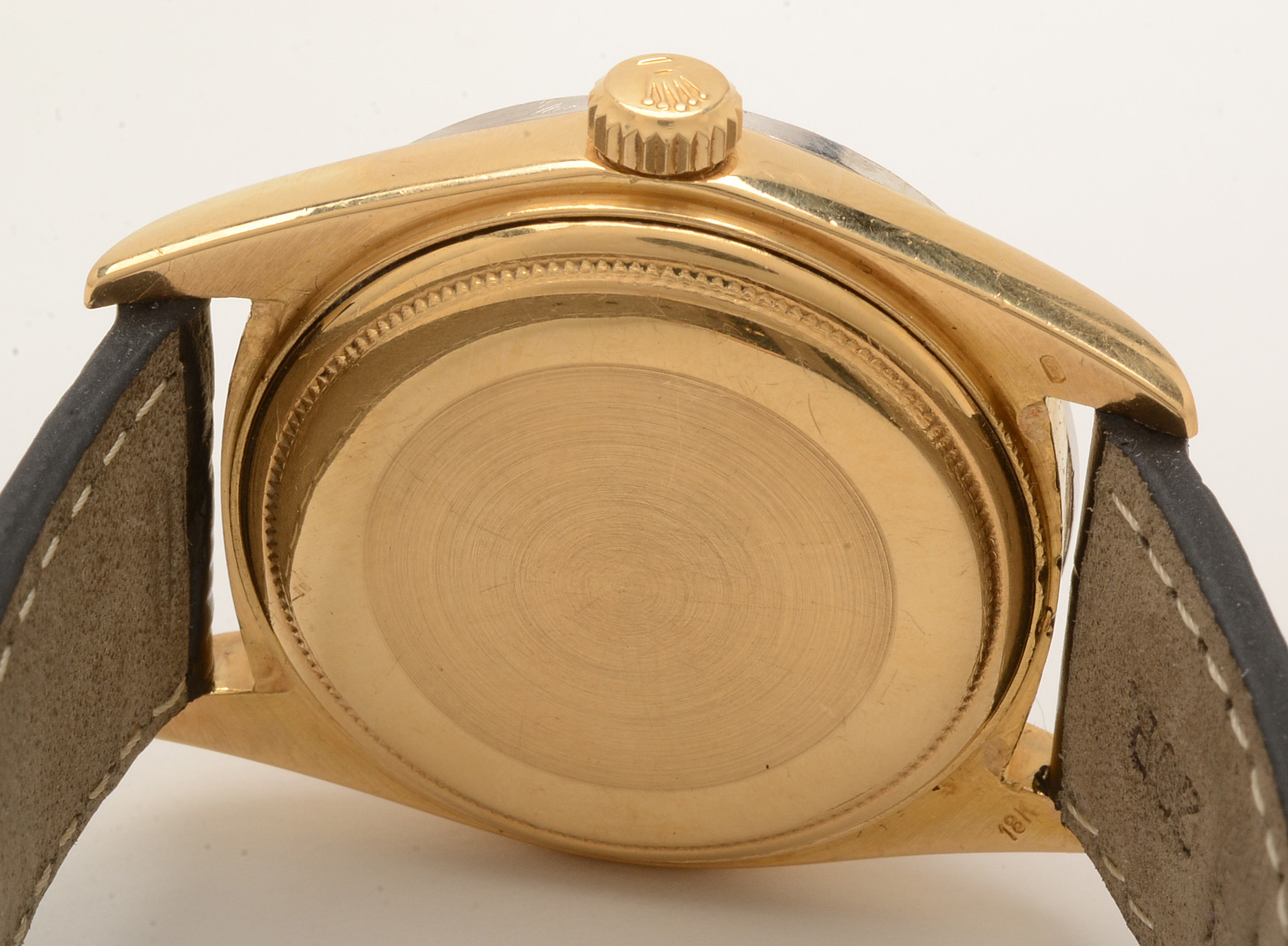 18K Yellow Gold Rolex Oyster Perpetual Day Date 1.32 CTW Diamond Watch