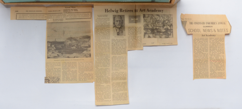 Oil Painting on Academy Board Attributed to Arthur Helwig