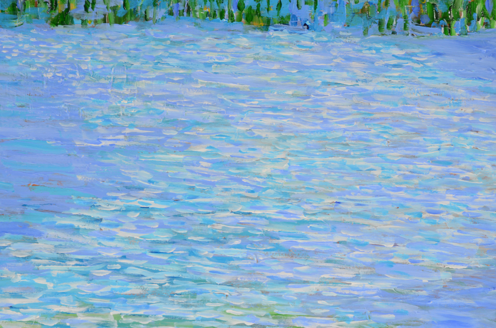 Will Becker Original Acrylic Painting on Board "The Old House on the Hill"