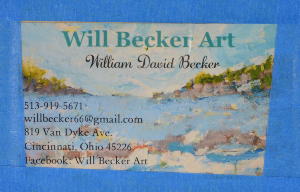 Will Becker Original Acrylic Painting on Board "The Old House on the Hill"