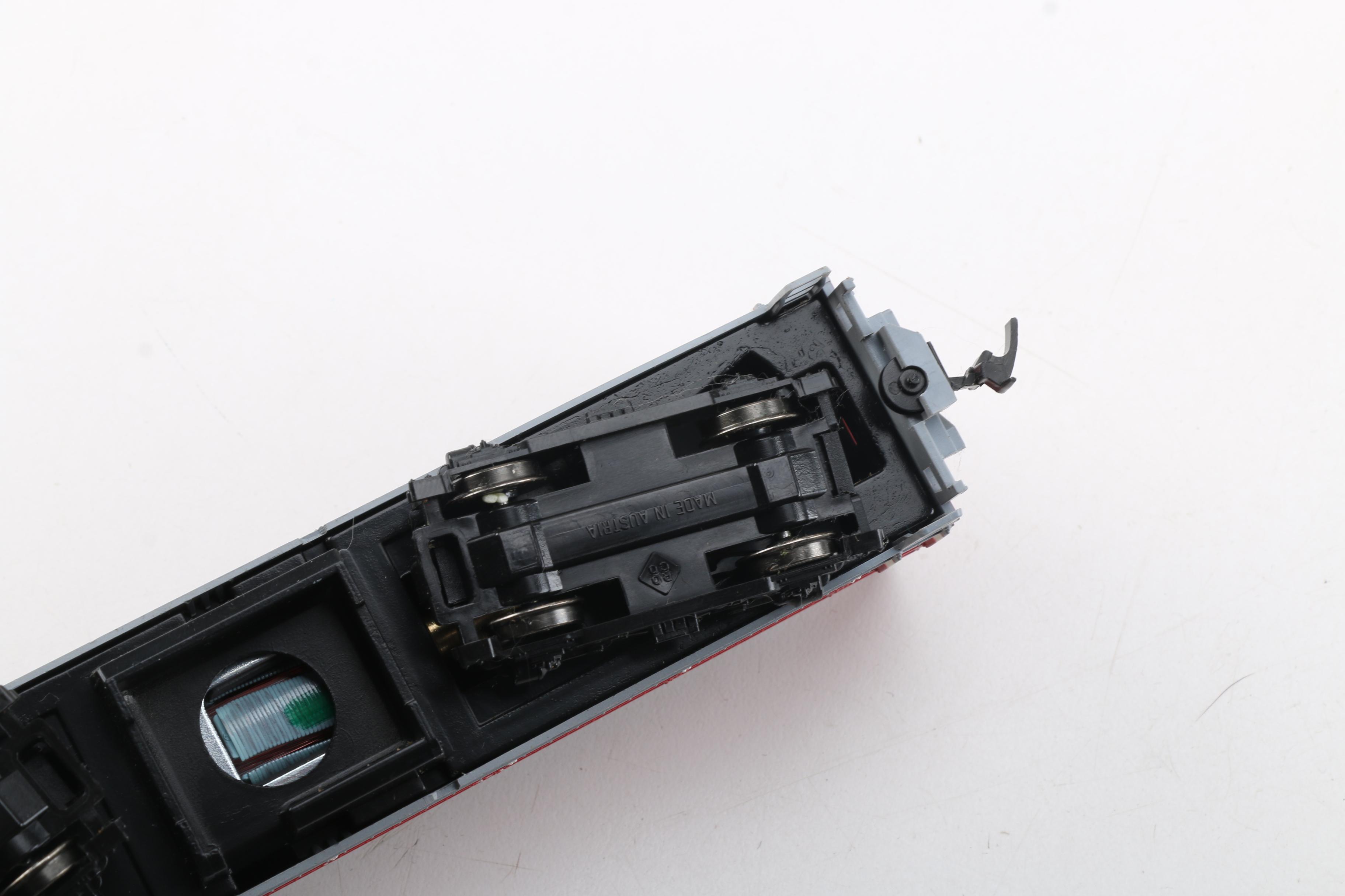 HO Scale Train Cars Including Roco Baldwin Locomotive Diesel Engine