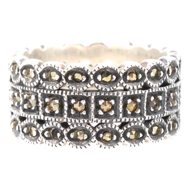 Sterling Silver Marcasite Ring
