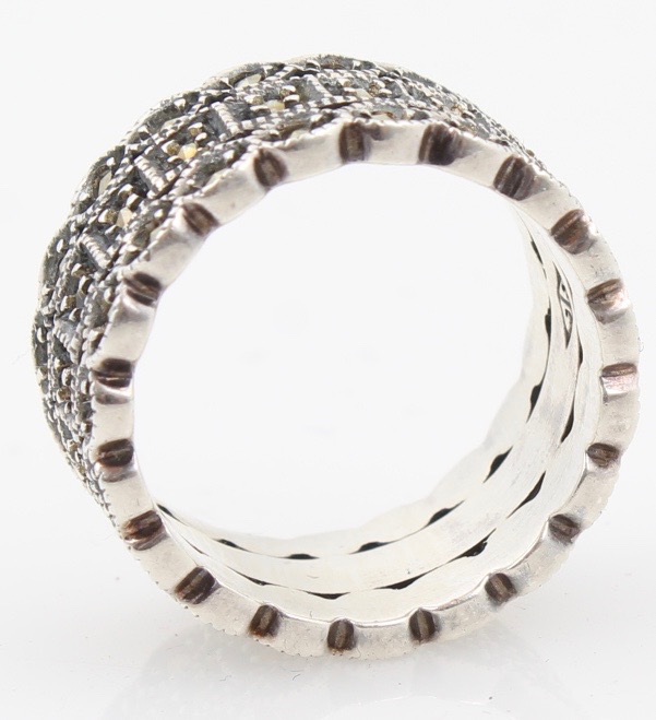 Sterling Silver Marcasite Ring