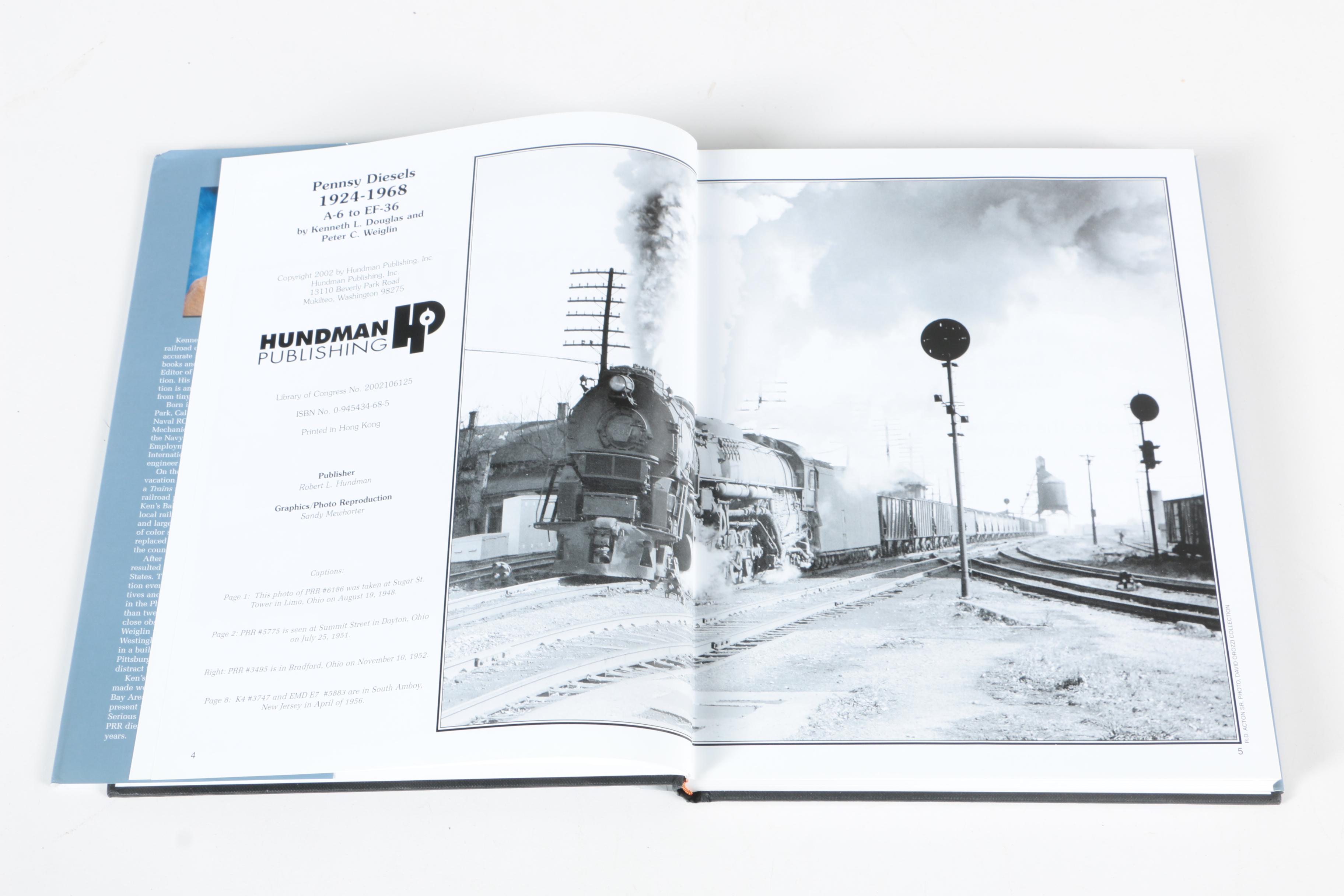 Collection of Historical Pennsylvania Railroad Books