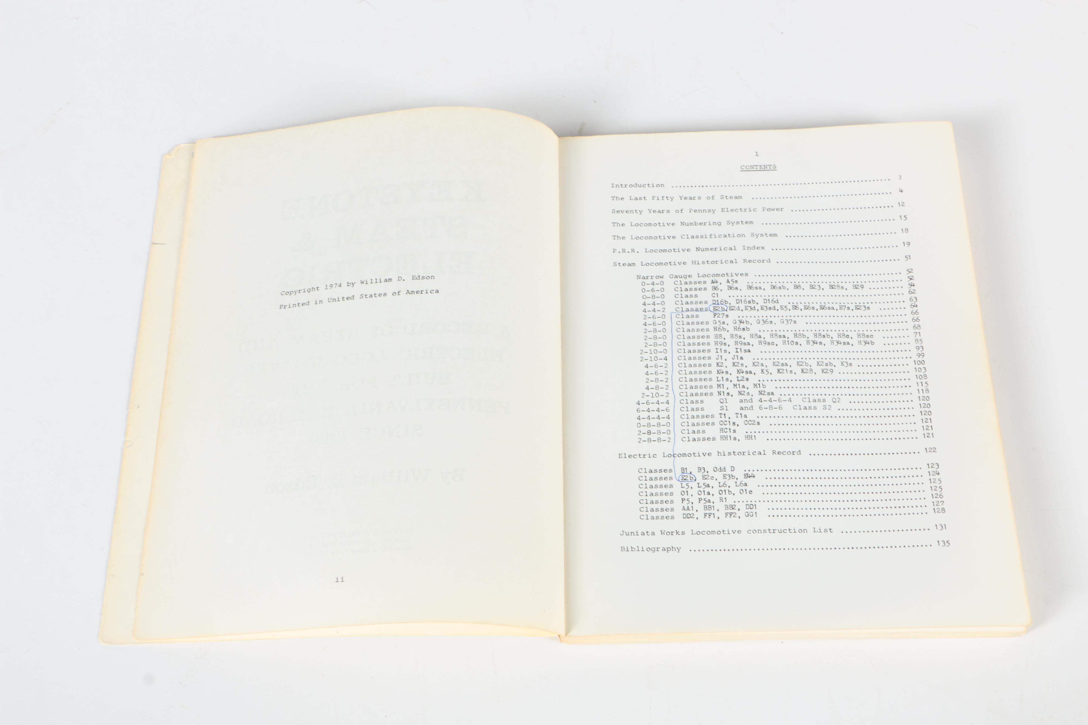 Collection of Historical Pennsylvania Railroad Books