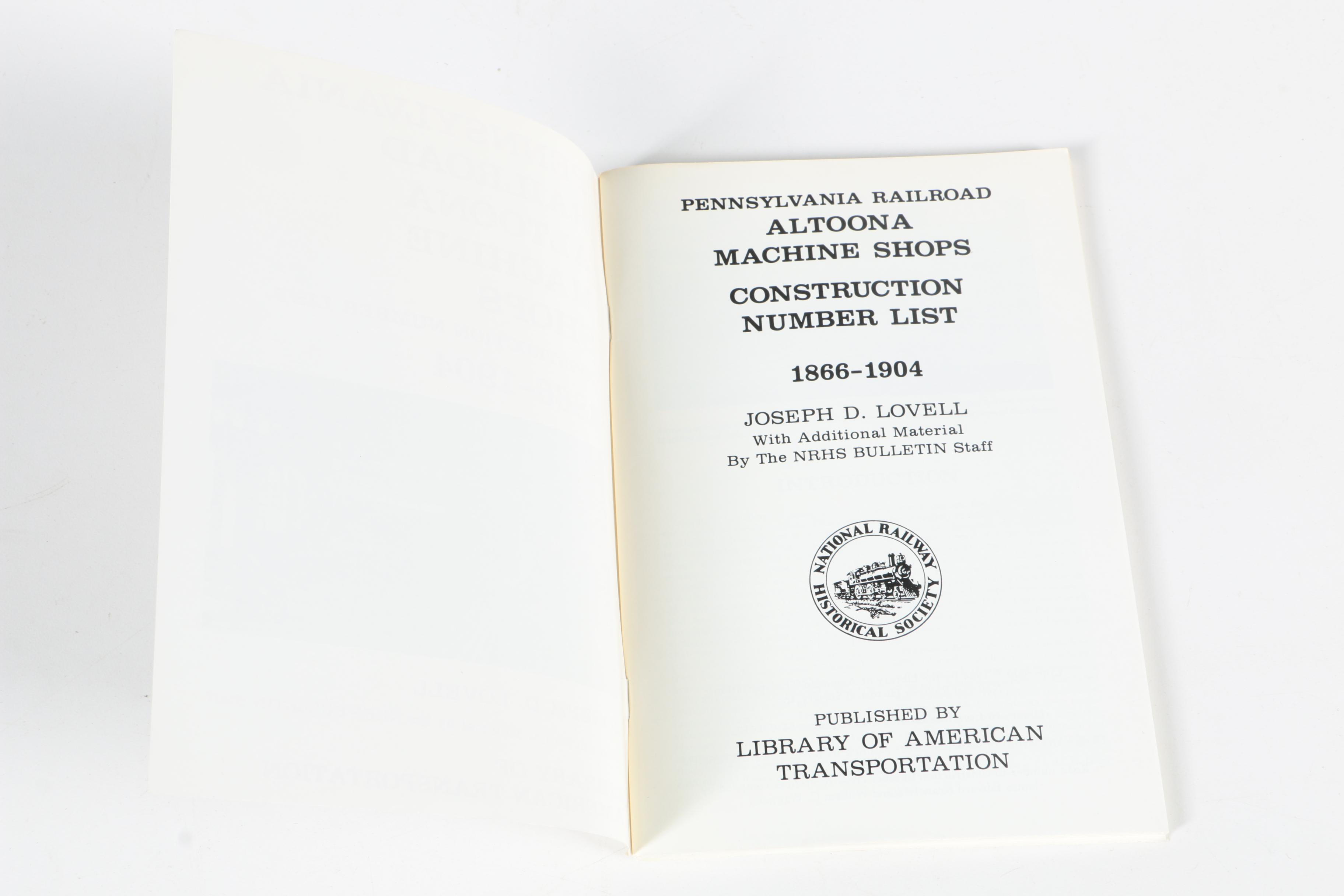 Collection of Historical Pennsylvania Railroad Books