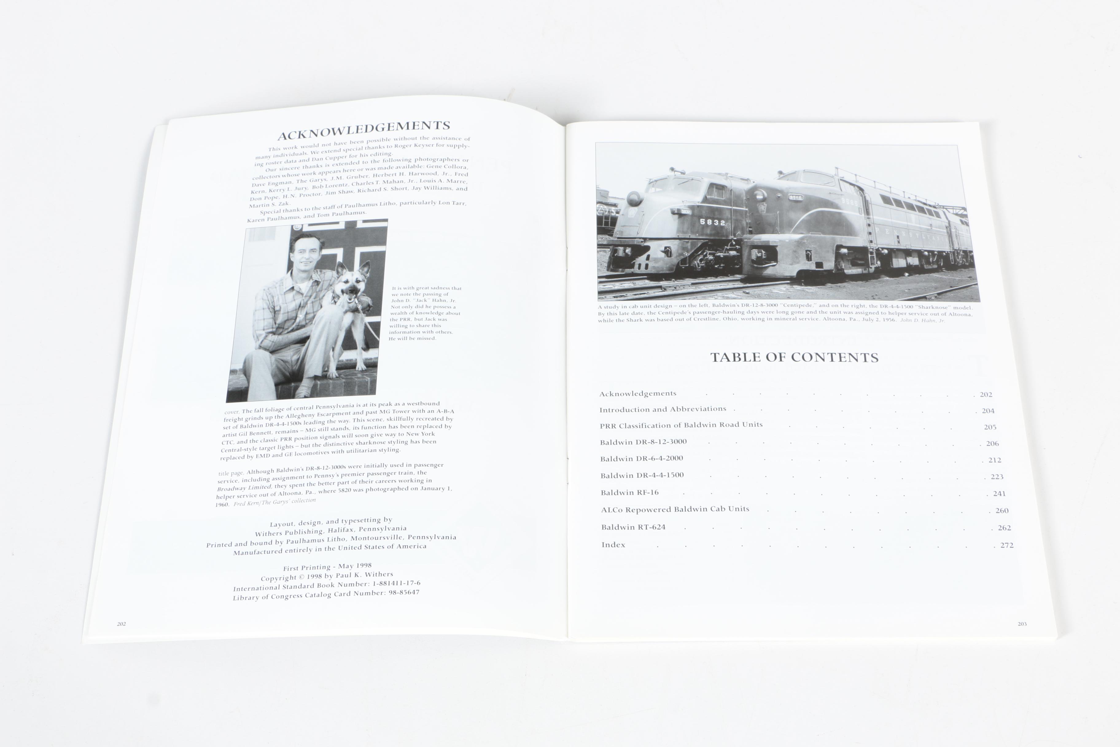 Collection of Historical Pennsylvania Railroad Books