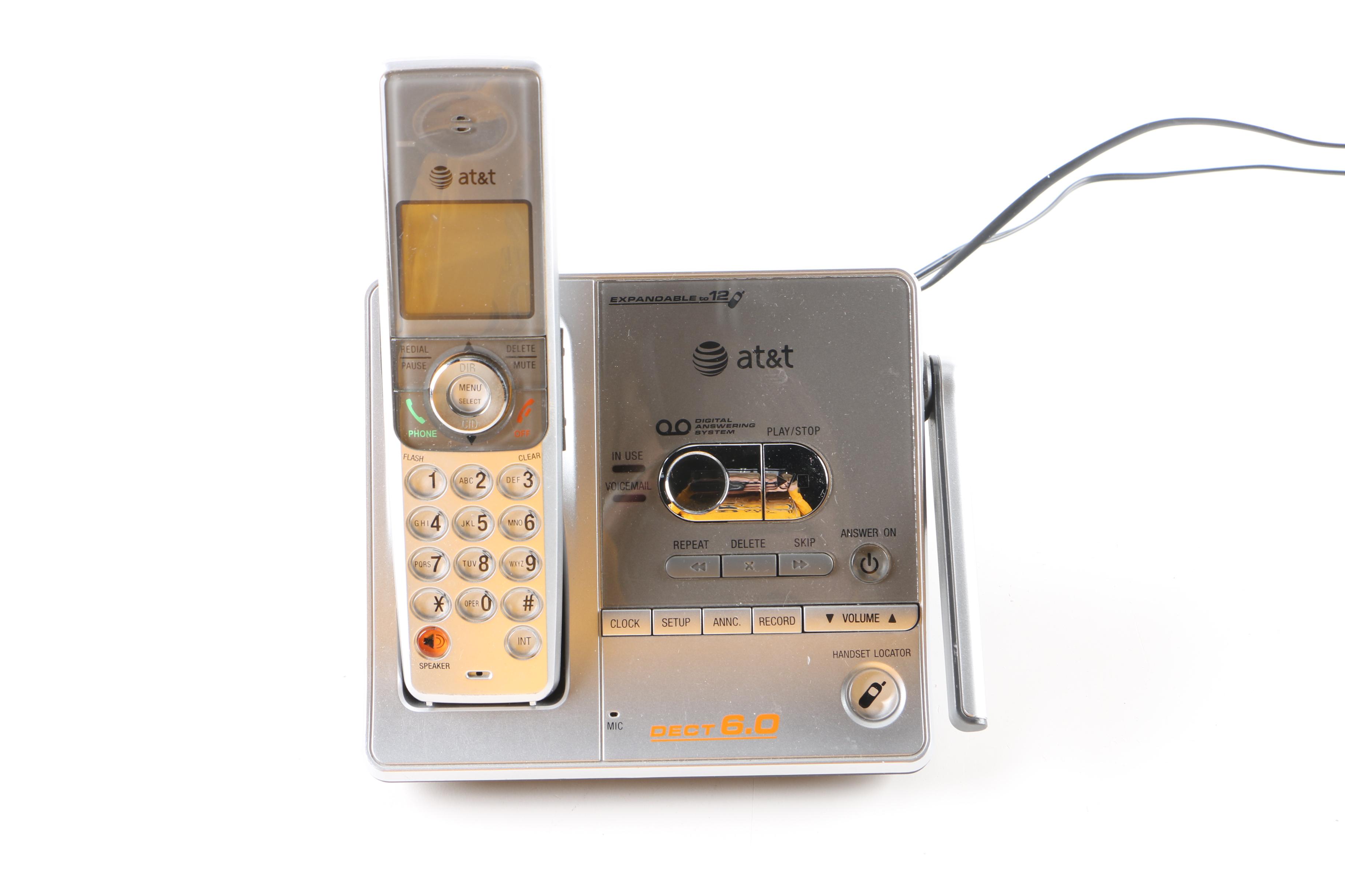 AT&T DECT 6.0 Cordless Phone System with Handsets