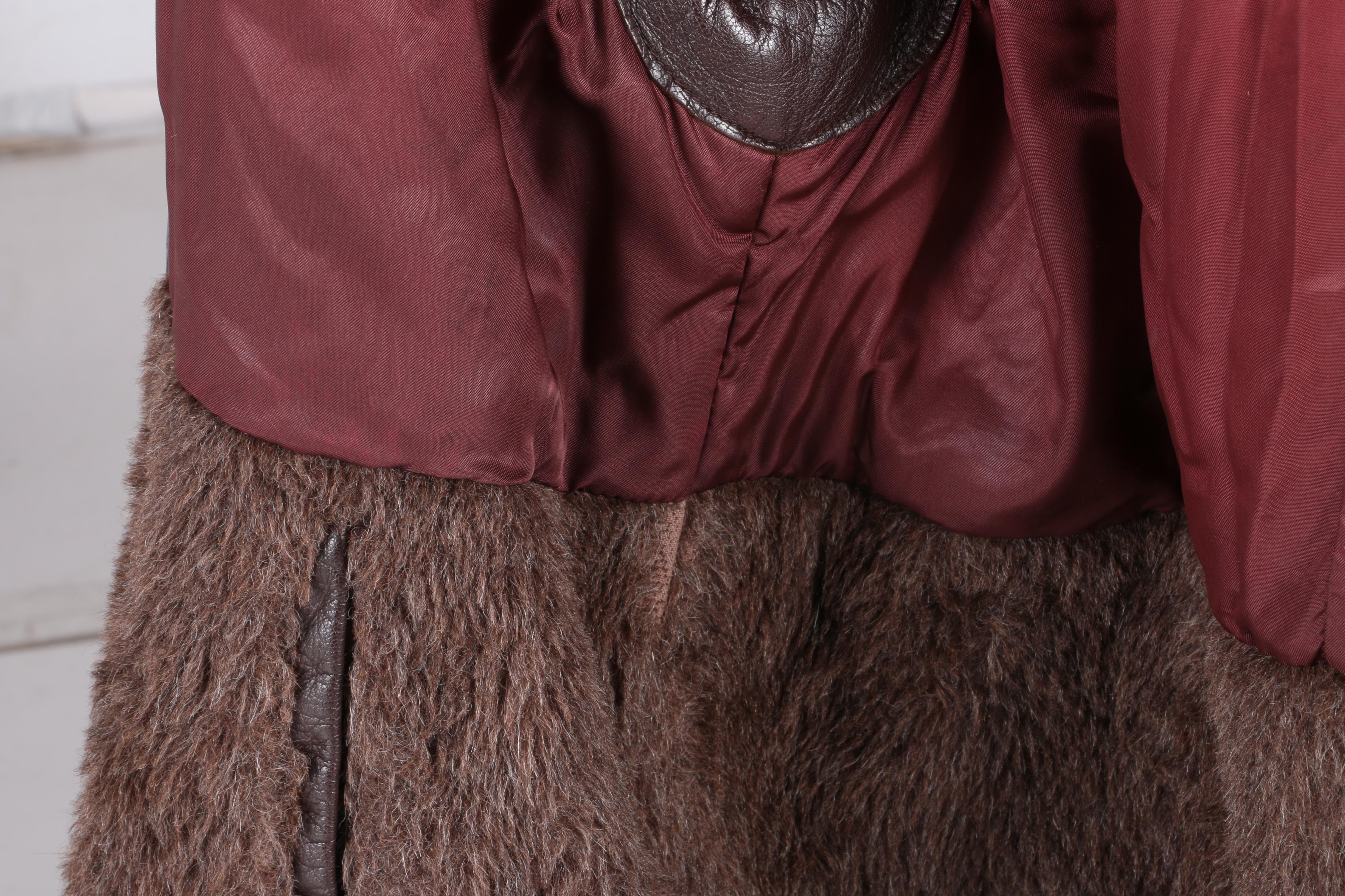 U.S. Navy M69F Transport Pilot Leather Coat with Shearling Collar