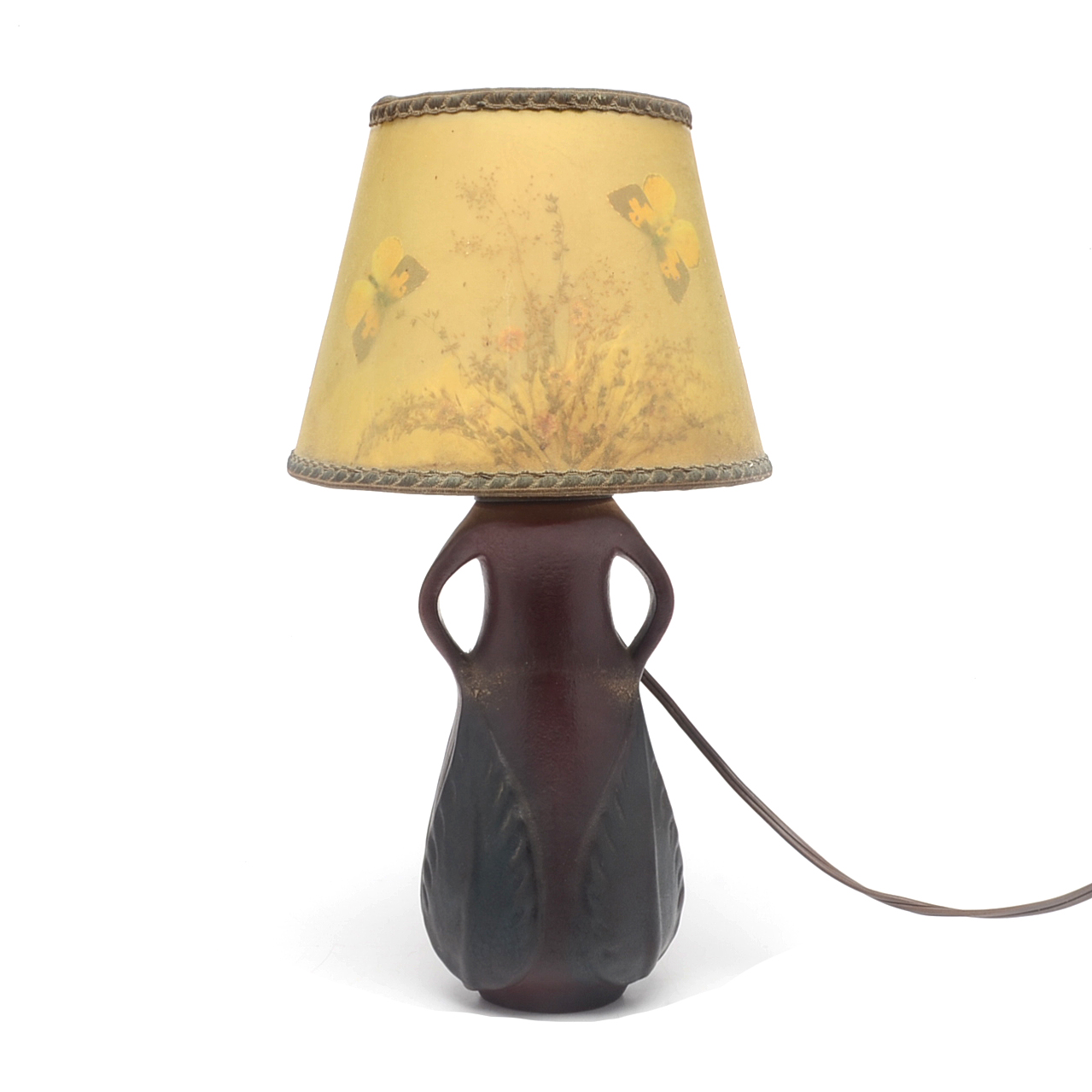 Vintage Van Briggle Lamp with Shade