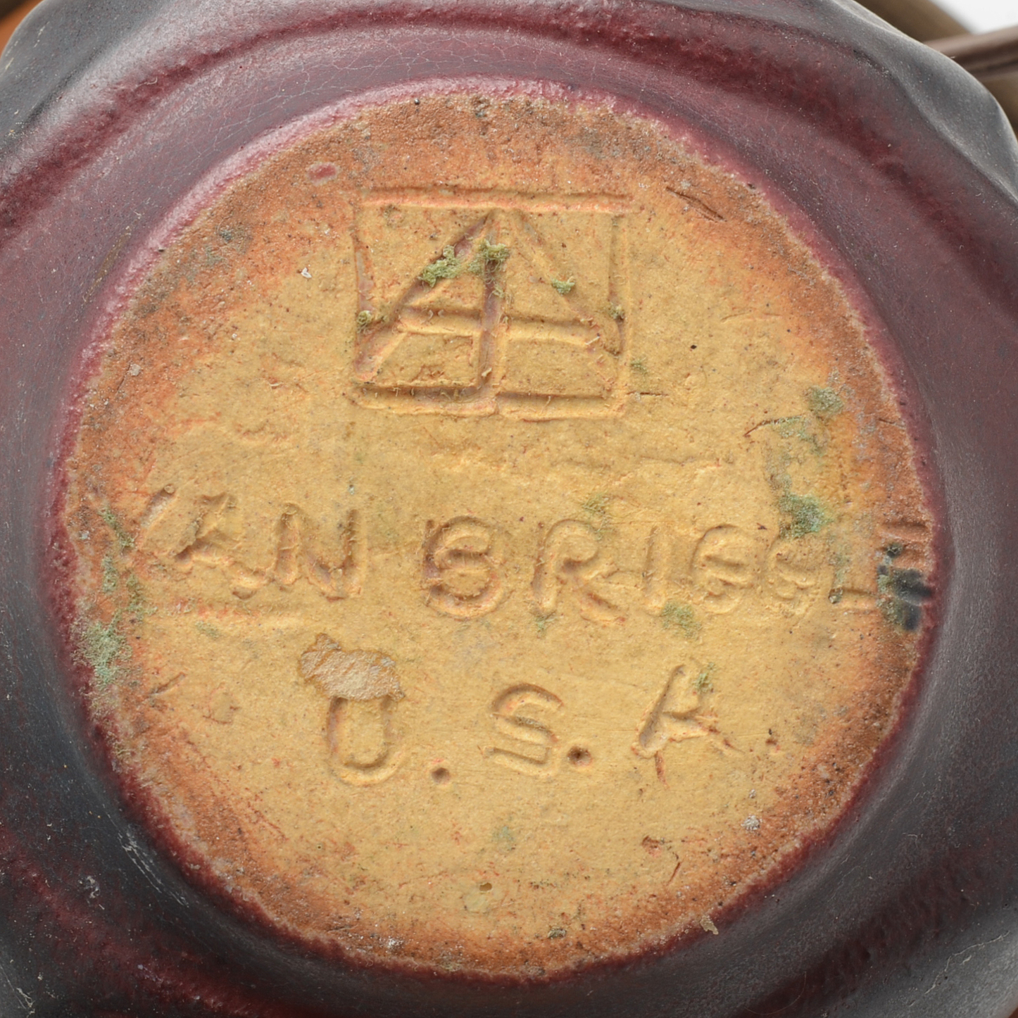 Vintage Van Briggle Lamp with Shade