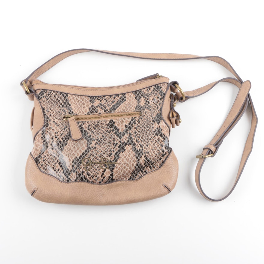 Jessica Simpson Faux Snakeskin Crossbody