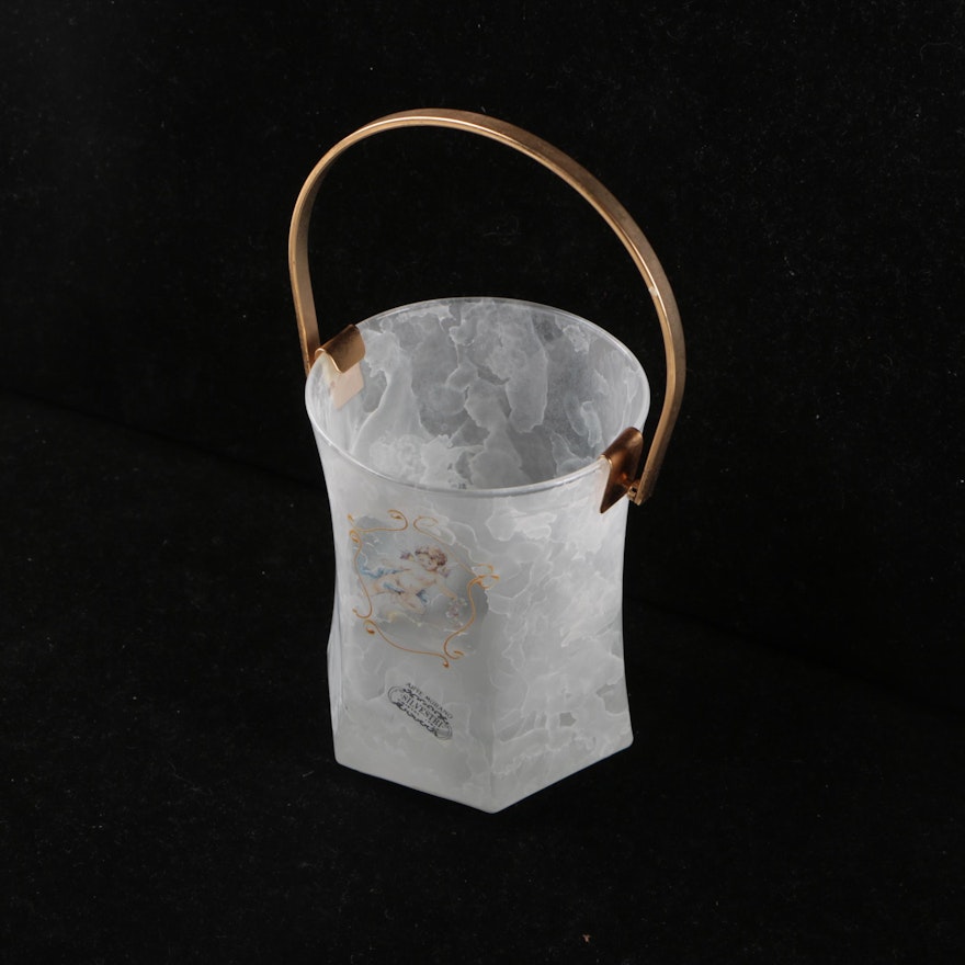 Silvestri of Murano Art Glass Basket