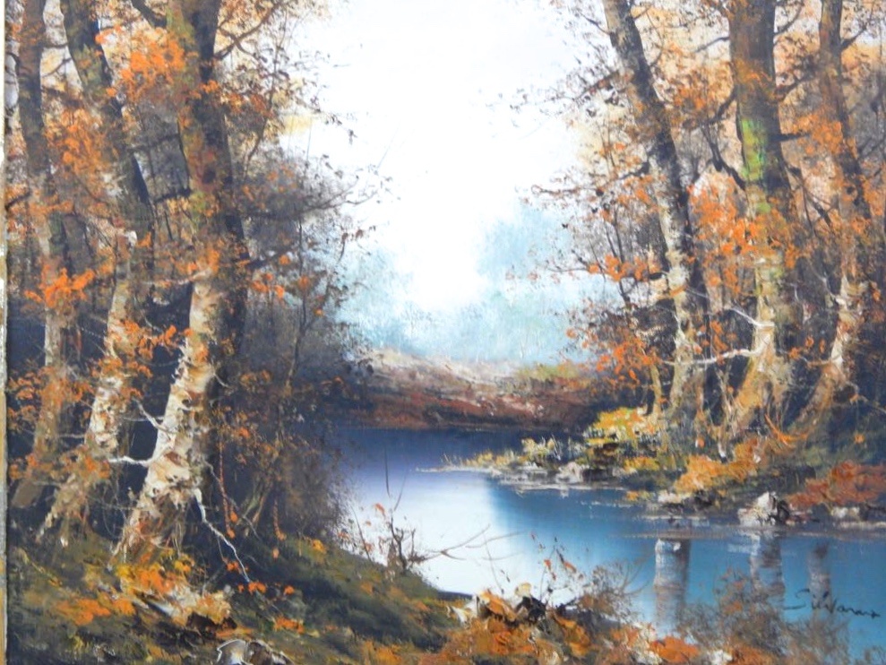 J. Silvana Original Oil Landscape