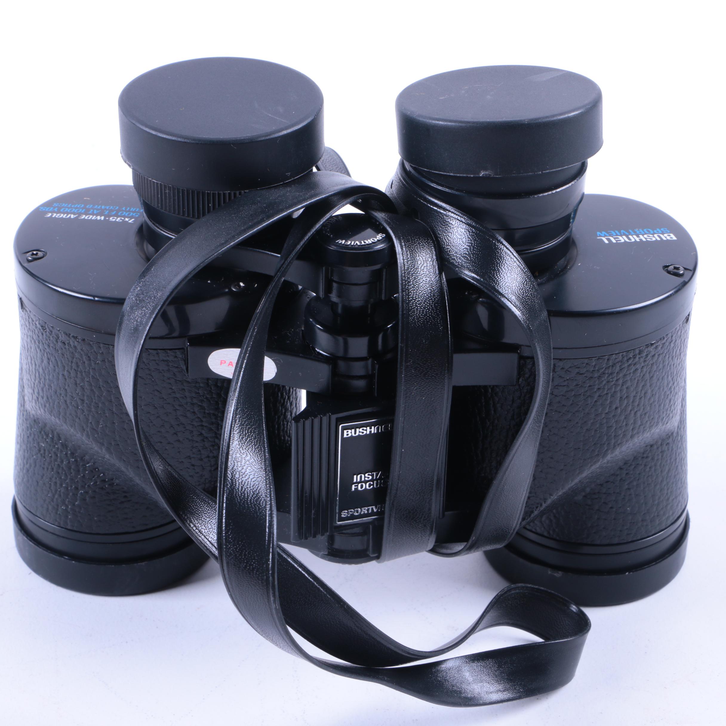 Vintage Bushnell Sportsview Binoculars in Case