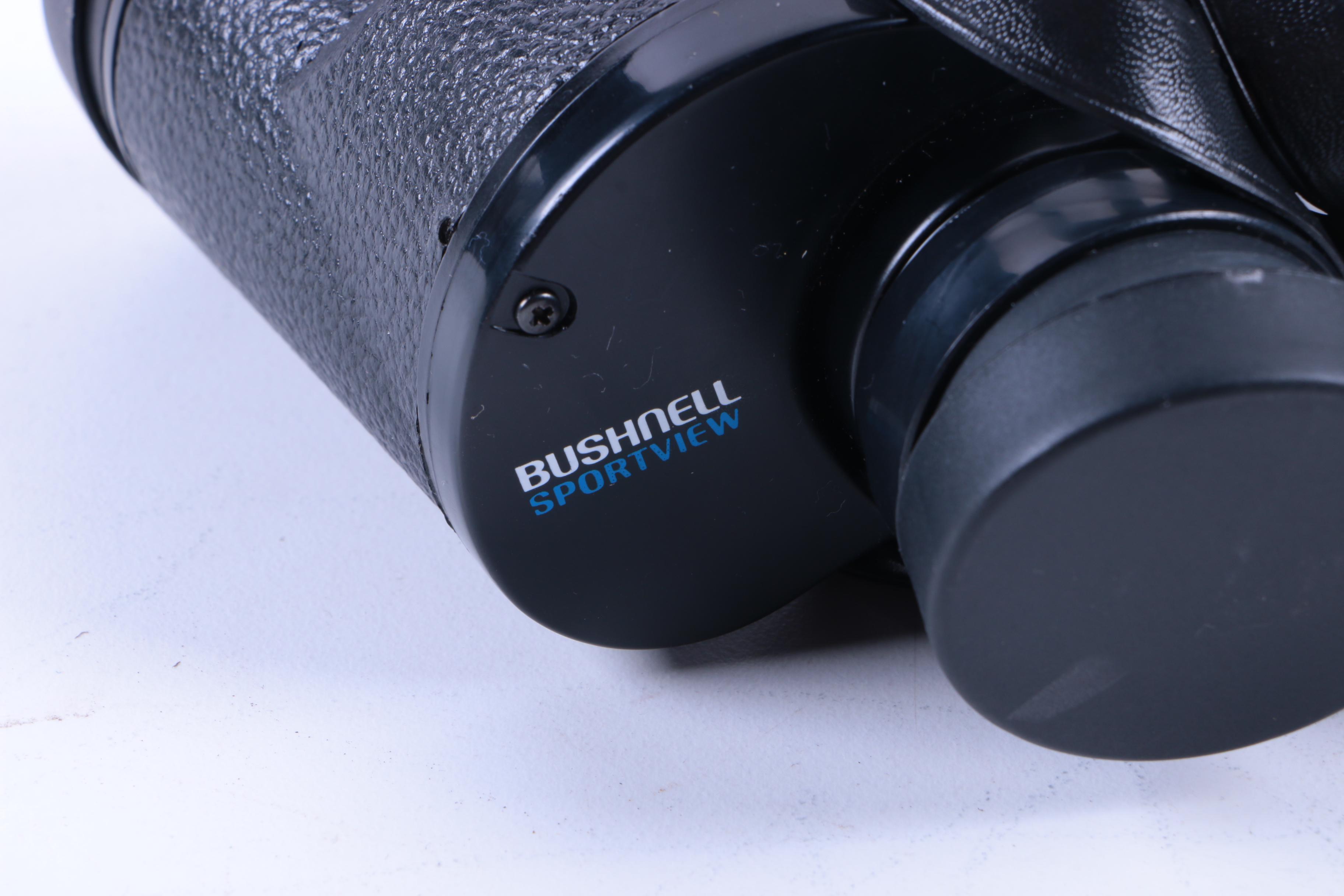 Vintage Bushnell Sportsview Binoculars in Case