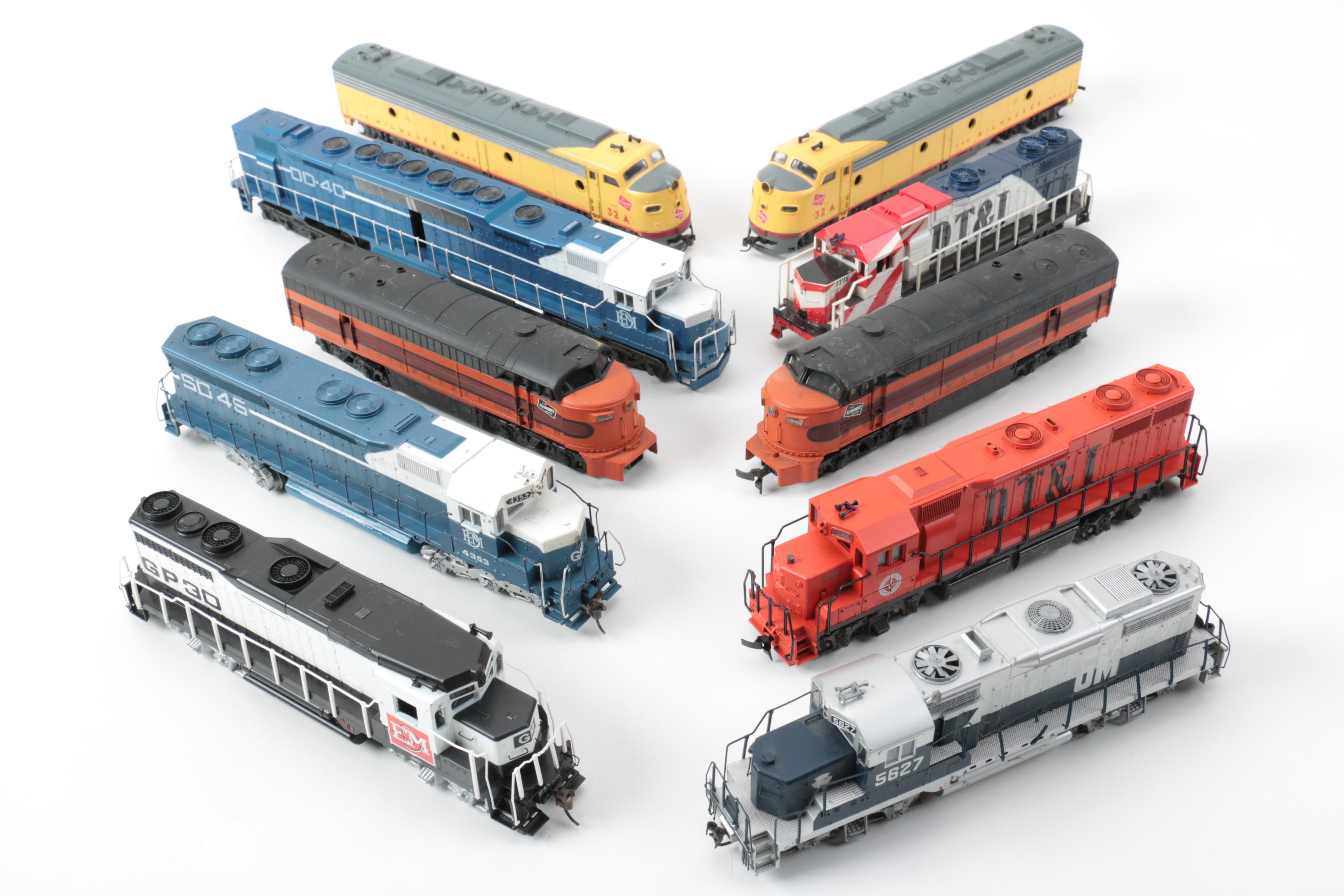 HO Scale Diesel Engines Including Bachmann "Spectrum"