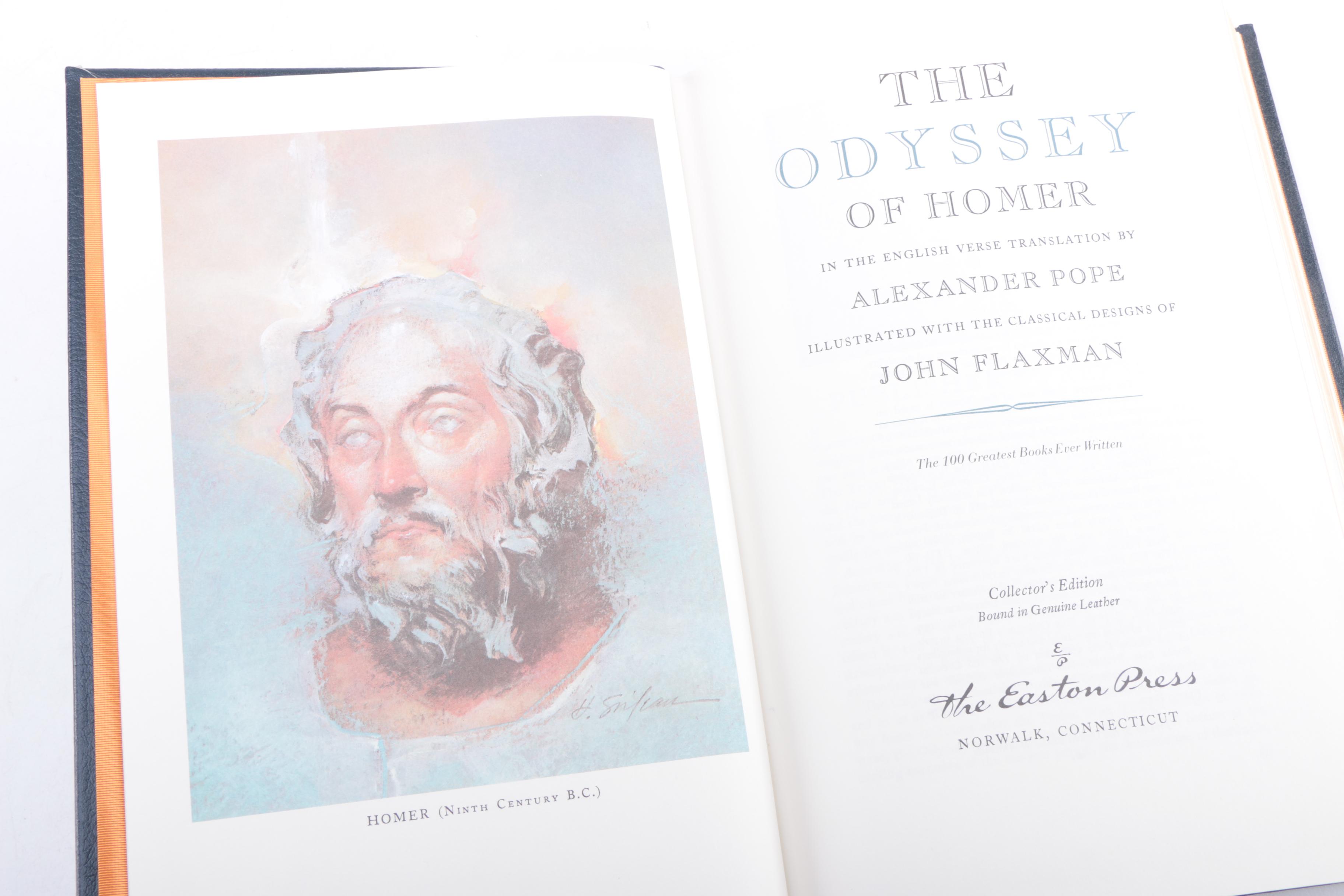 Classic Easton Press Leather Bound Books, Including "Pride and Prejudice"