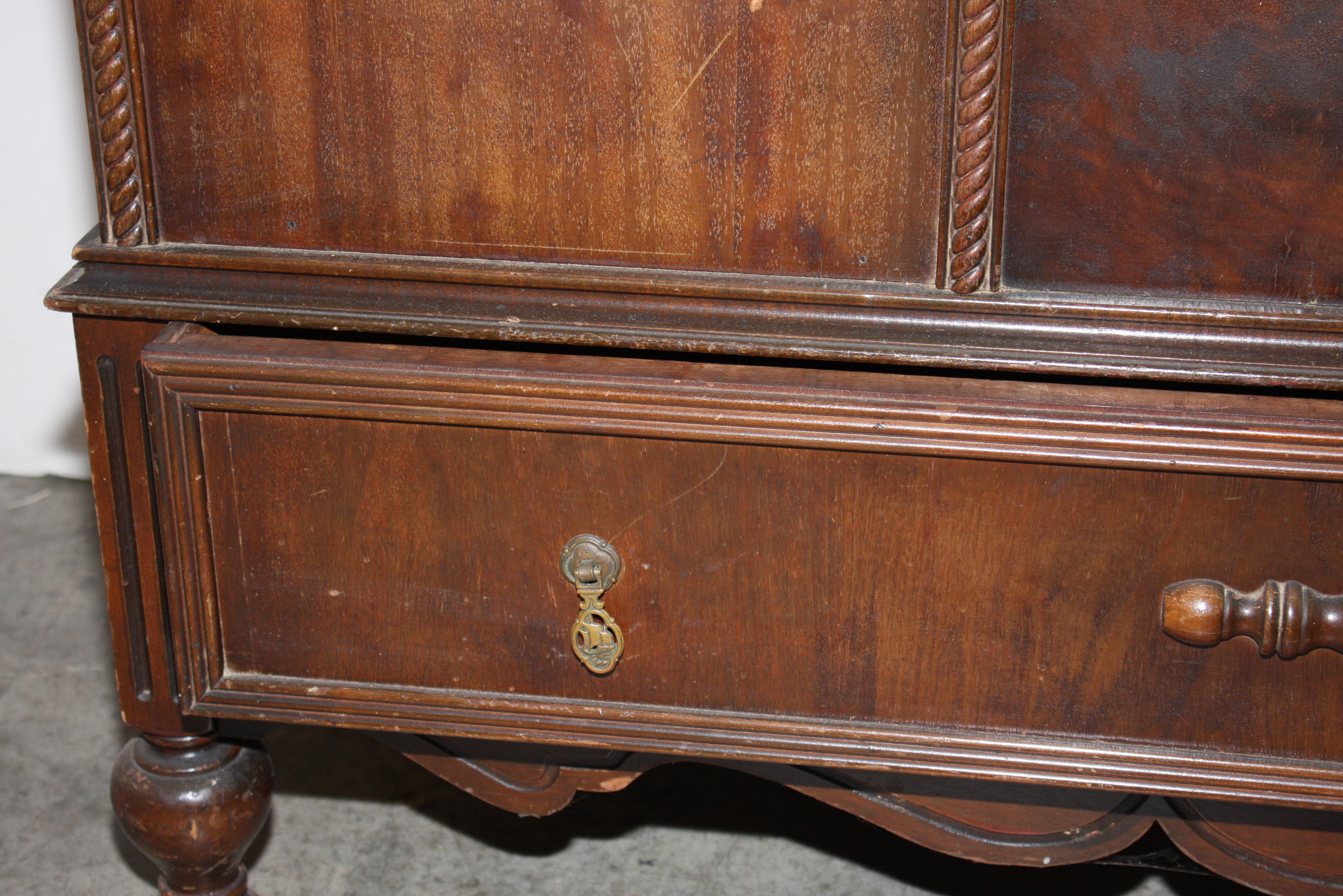 Vintage Cedar Chest on Stand by Tennessee Red Cedar and Novelty Company