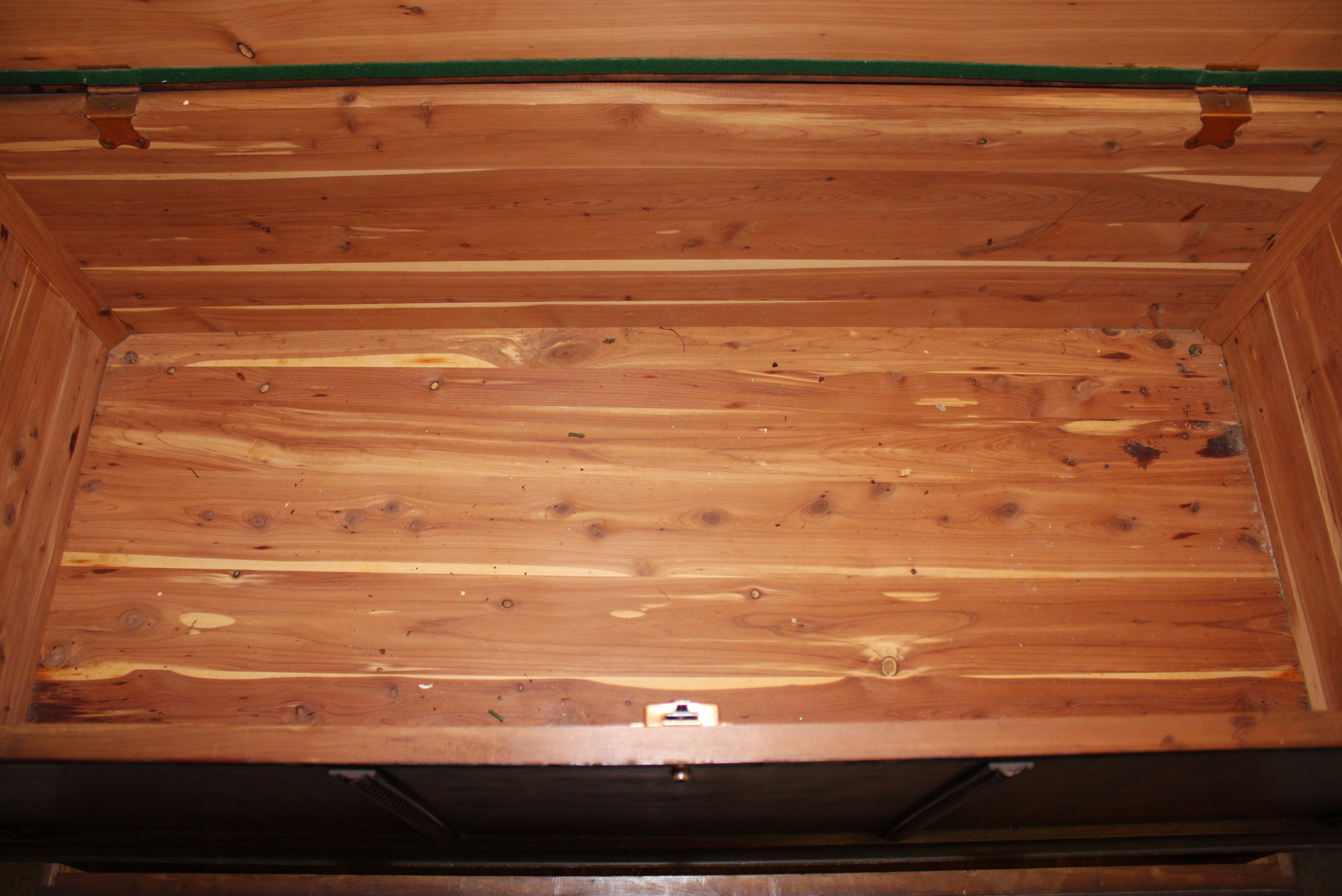 Vintage Cedar Chest on Stand by Tennessee Red Cedar and Novelty Company